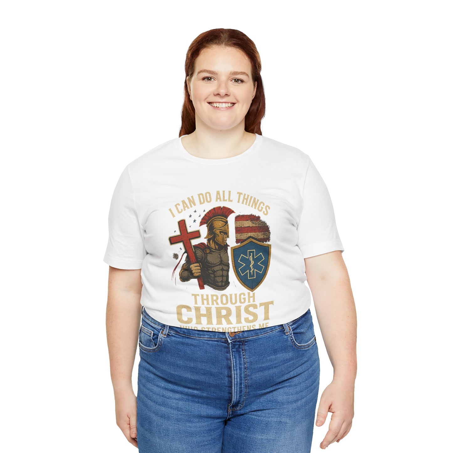 Medical Personnel Tee — "I Can Do All Things Through Christ"