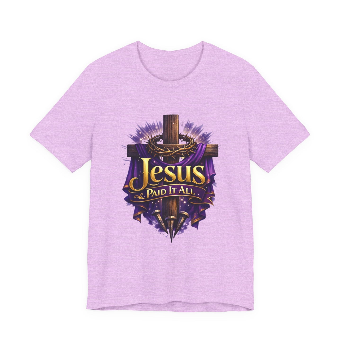 Jesus Paid It All Christian Cross Tee