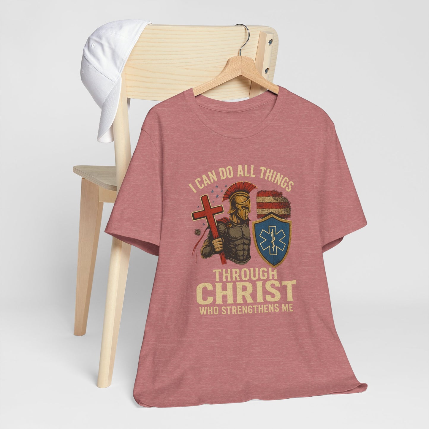 Medical Personnel Tee — "I Can Do All Things Through Christ"