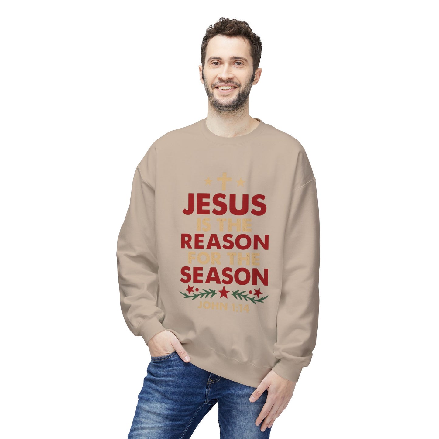 Jesus Is the Reason for the Season Crewneck Sweatshirt