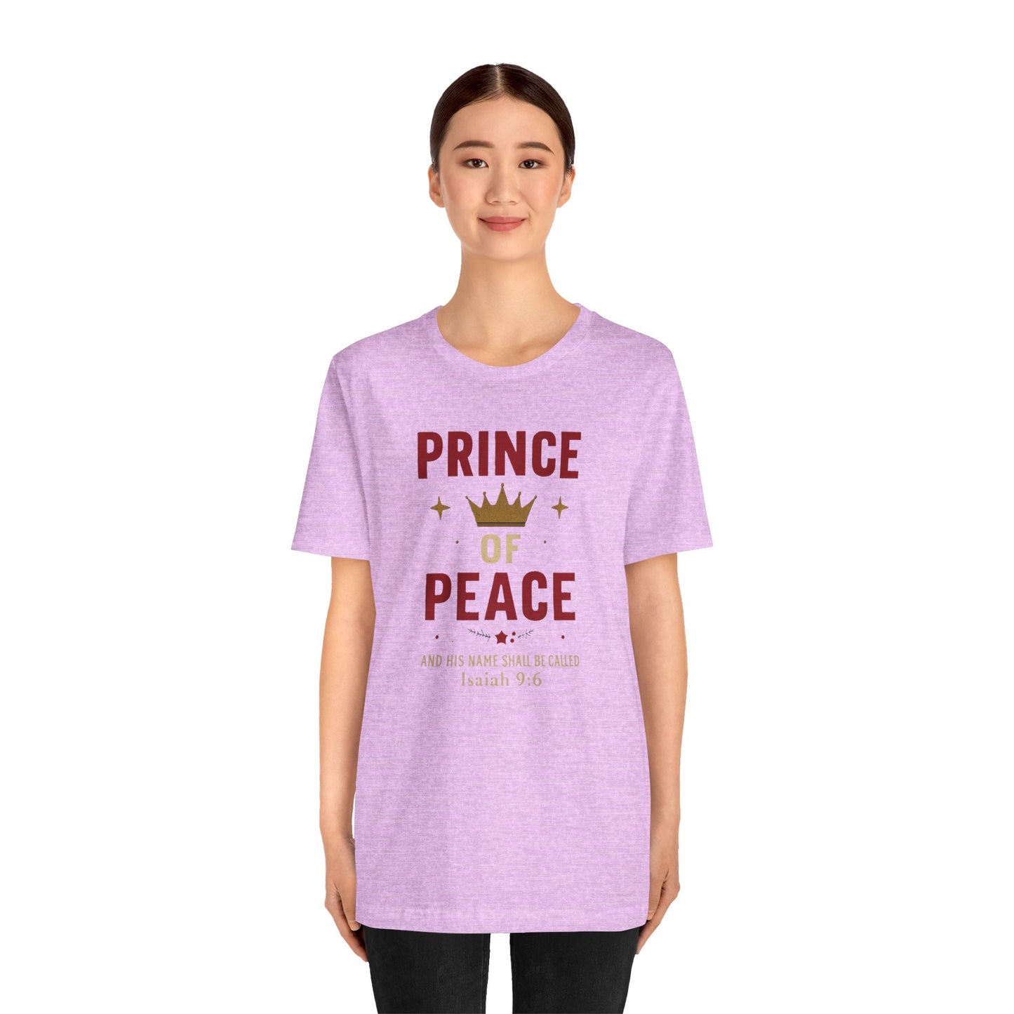 Prince of Peace Isaiah 9:6 T-Shirt — Bible Verse Christian Tee