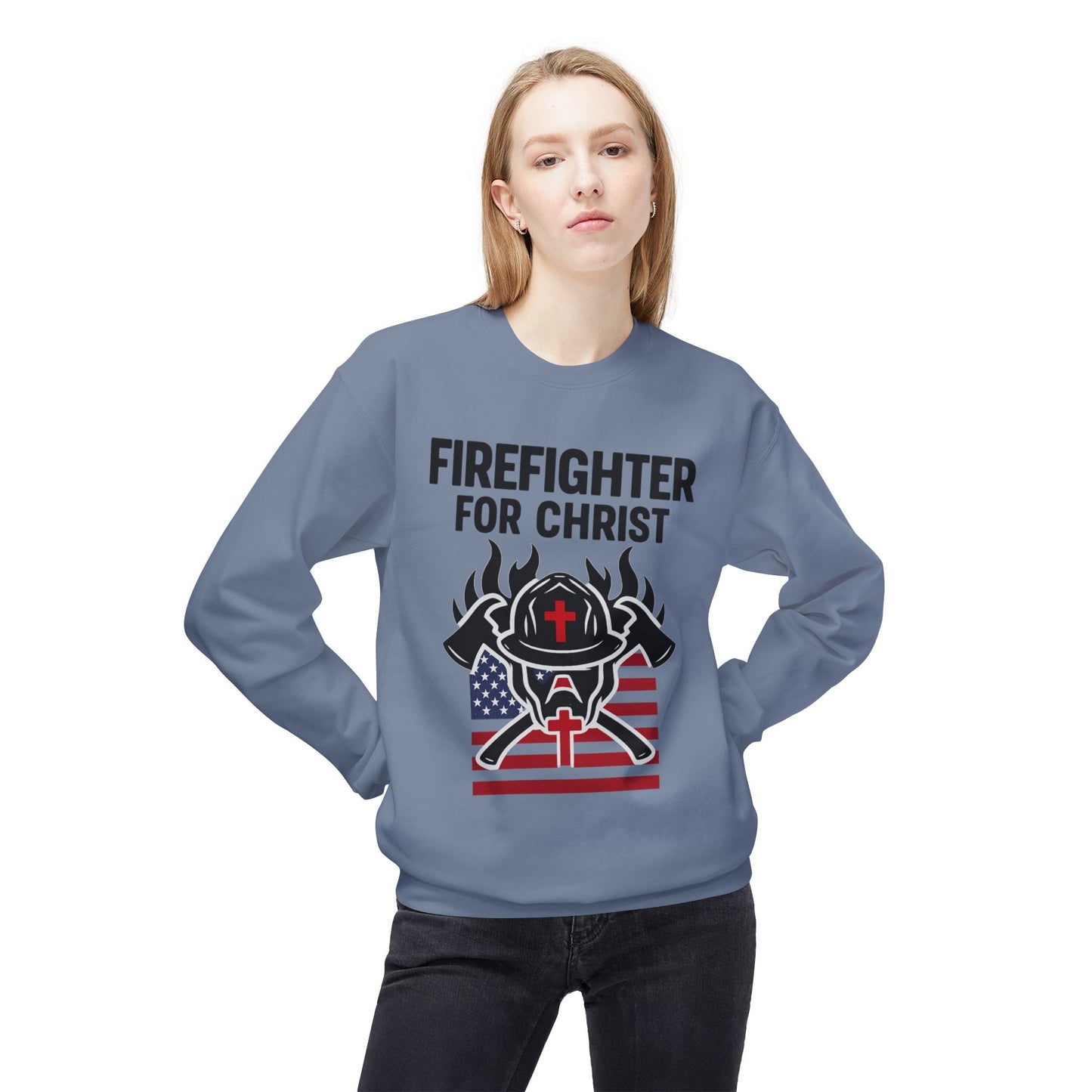 Sweatshirt FIREFIGHTER FOR CHRIST