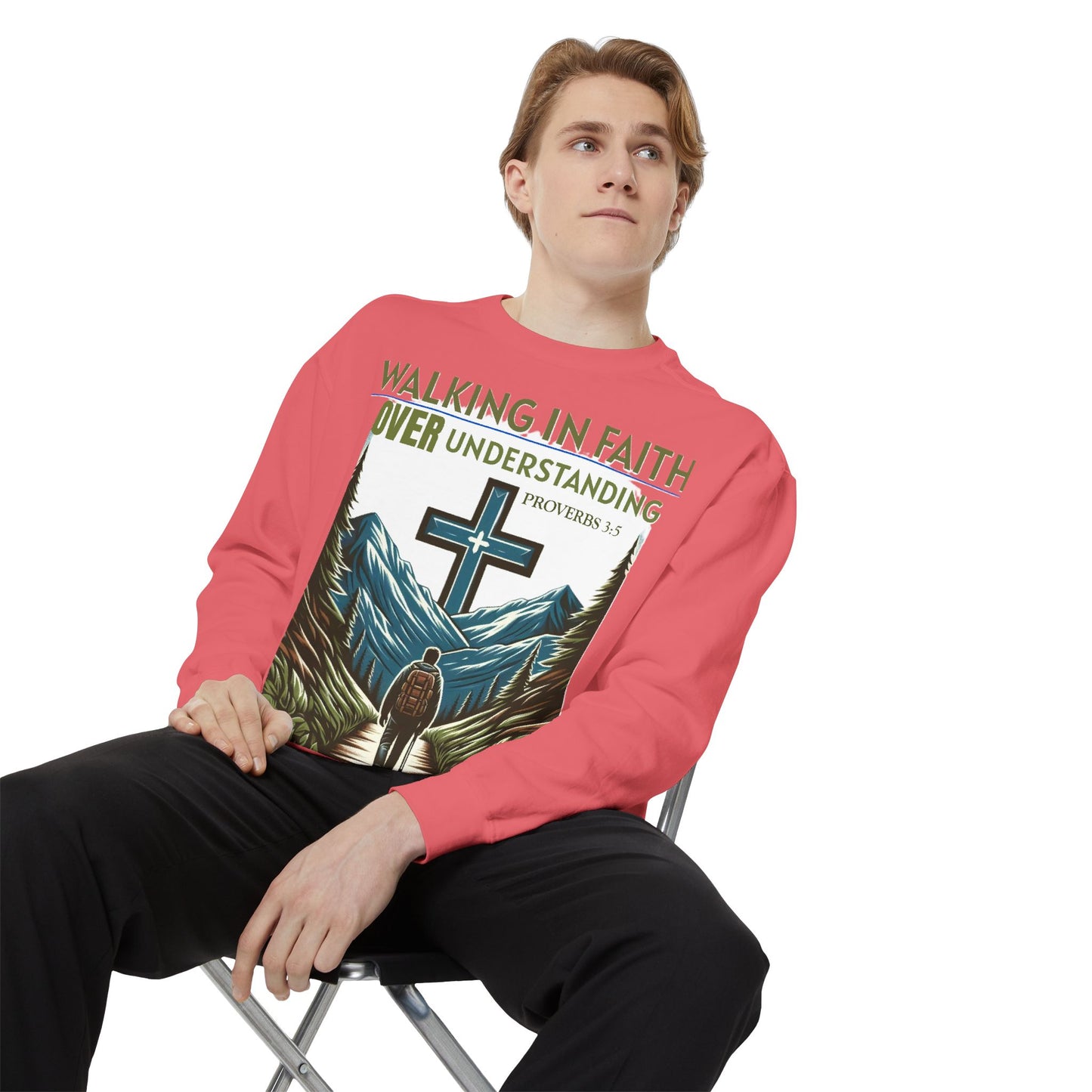 Faithful Unisex Sweatshirt - Bible Verse Proverbs 3:5