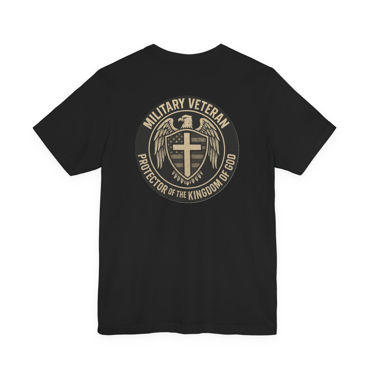 Veteran Protector Tee — "Military Veteran Protector of the Kingdom of God"