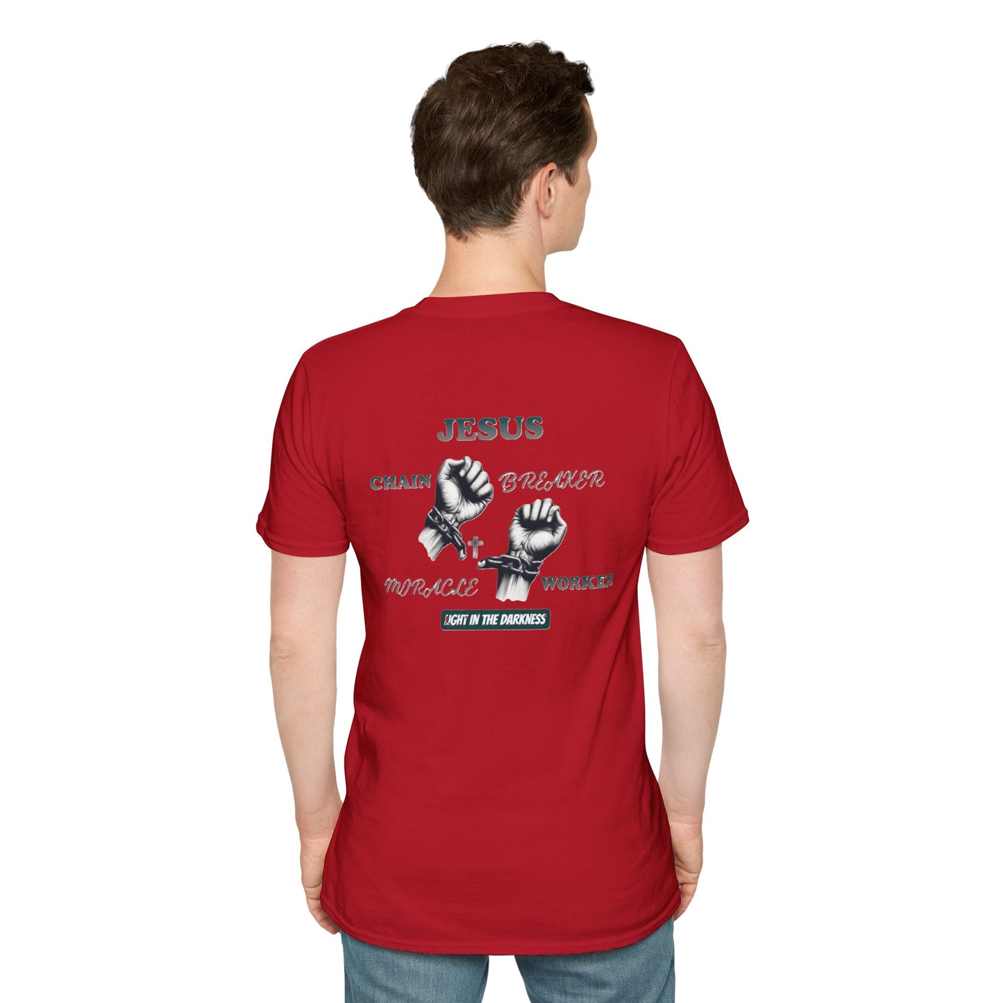 Christian Unisex Tee - Jesus Chain Breaker Design