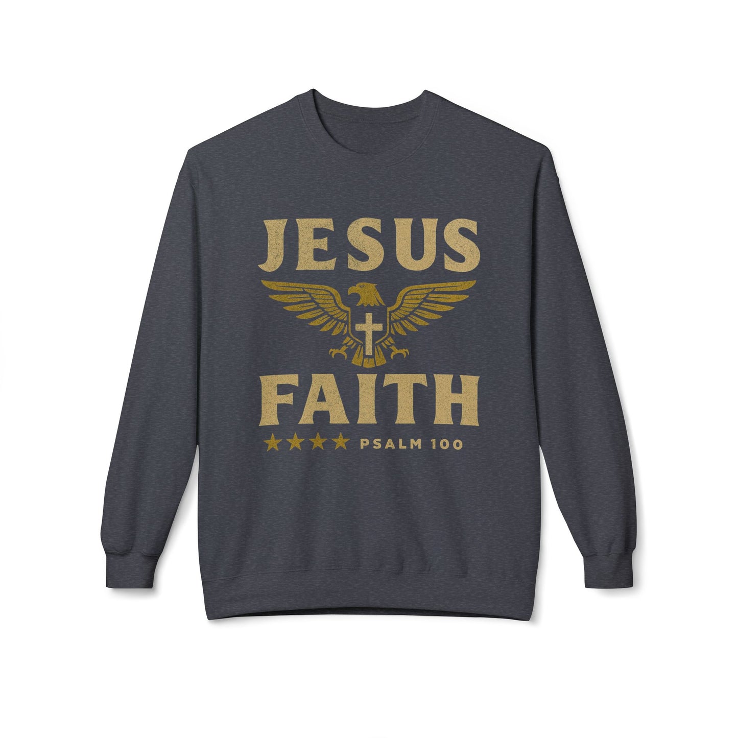 Christian Military Unisex Sweatshirt - Jesus/Faith Design
