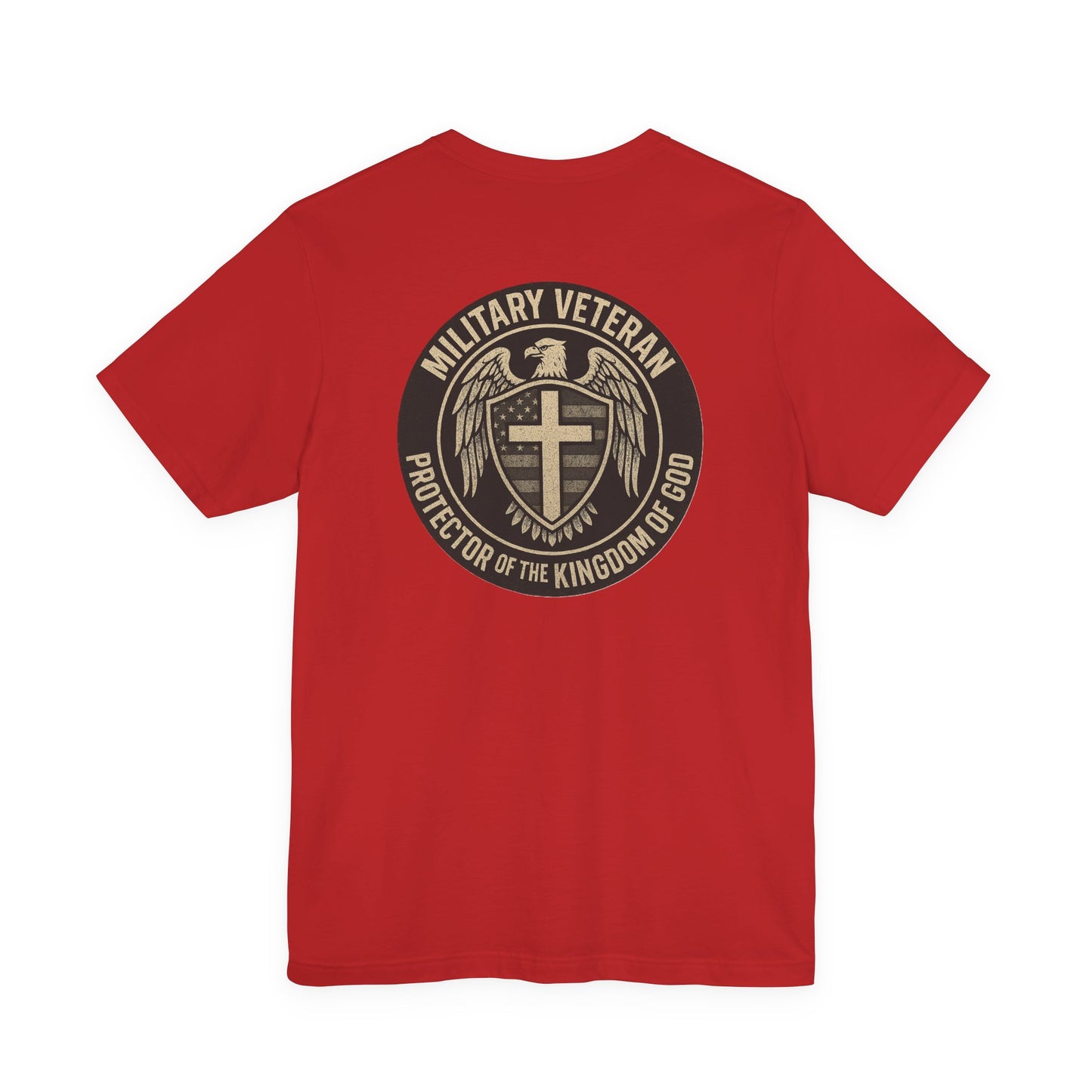 Veteran Protector Tee — "Military Veteran Protector of the Kingdom of God"