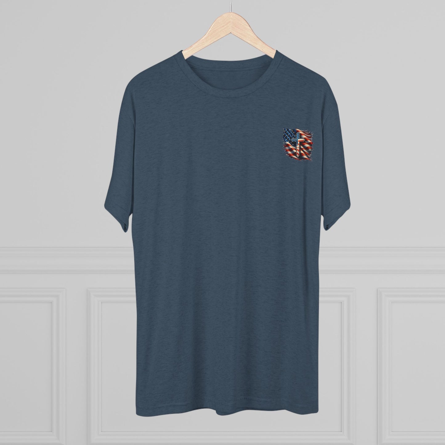 Copy of Unisex Tri-Blend Crew Tee "GOD BLESS AMERICA"
