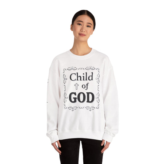 Unisex Heavy Blend™ Crewneck Sweatshirt "Child of God"