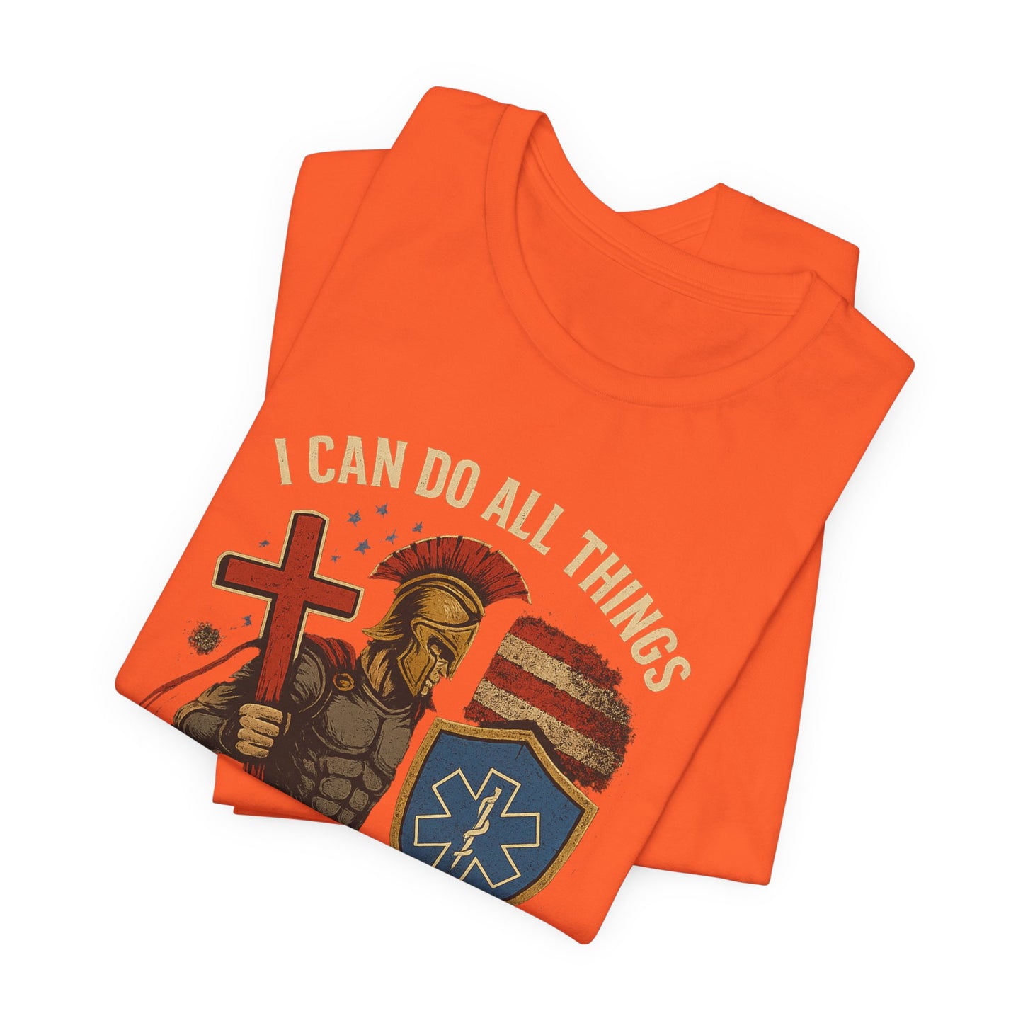 Medical Personnel Tee — "I Can Do All Things Through Christ"