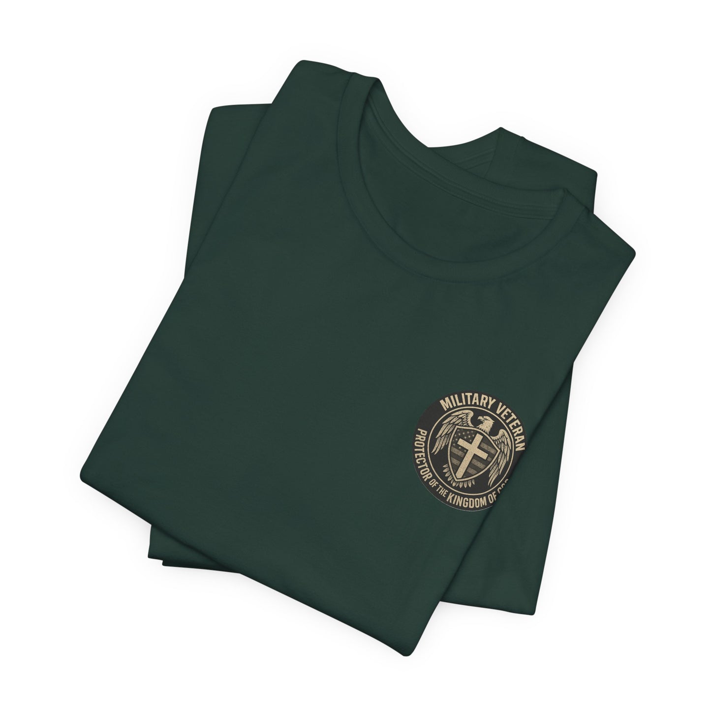 Veteran Protector Tee — "Military Veteran Protector of the Kingdom of God"