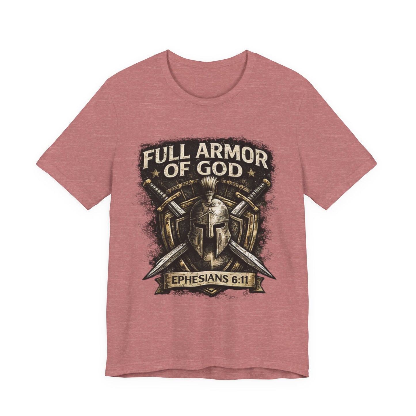 Full Armor of God T-Shirt — Ephesians 6:11 Christian Faith Tee