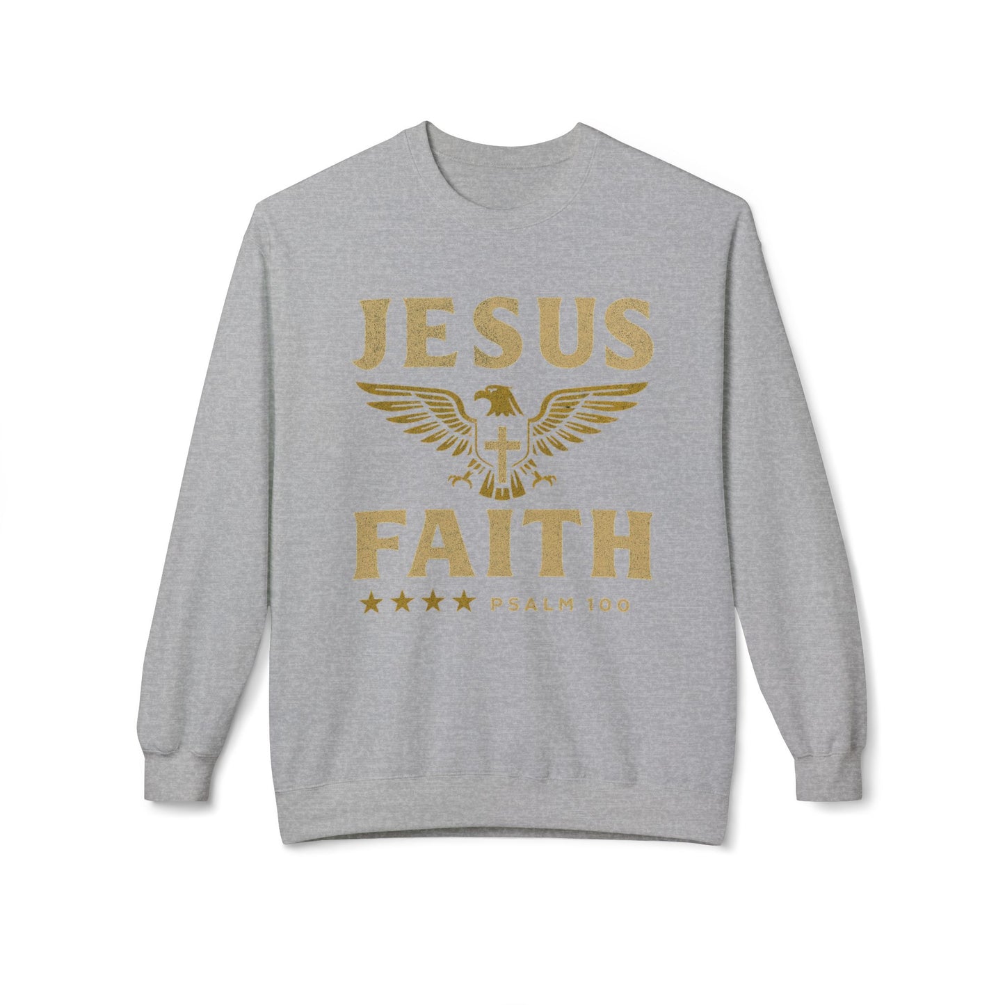 Christian Military Unisex Sweatshirt - Jesus/Faith Design