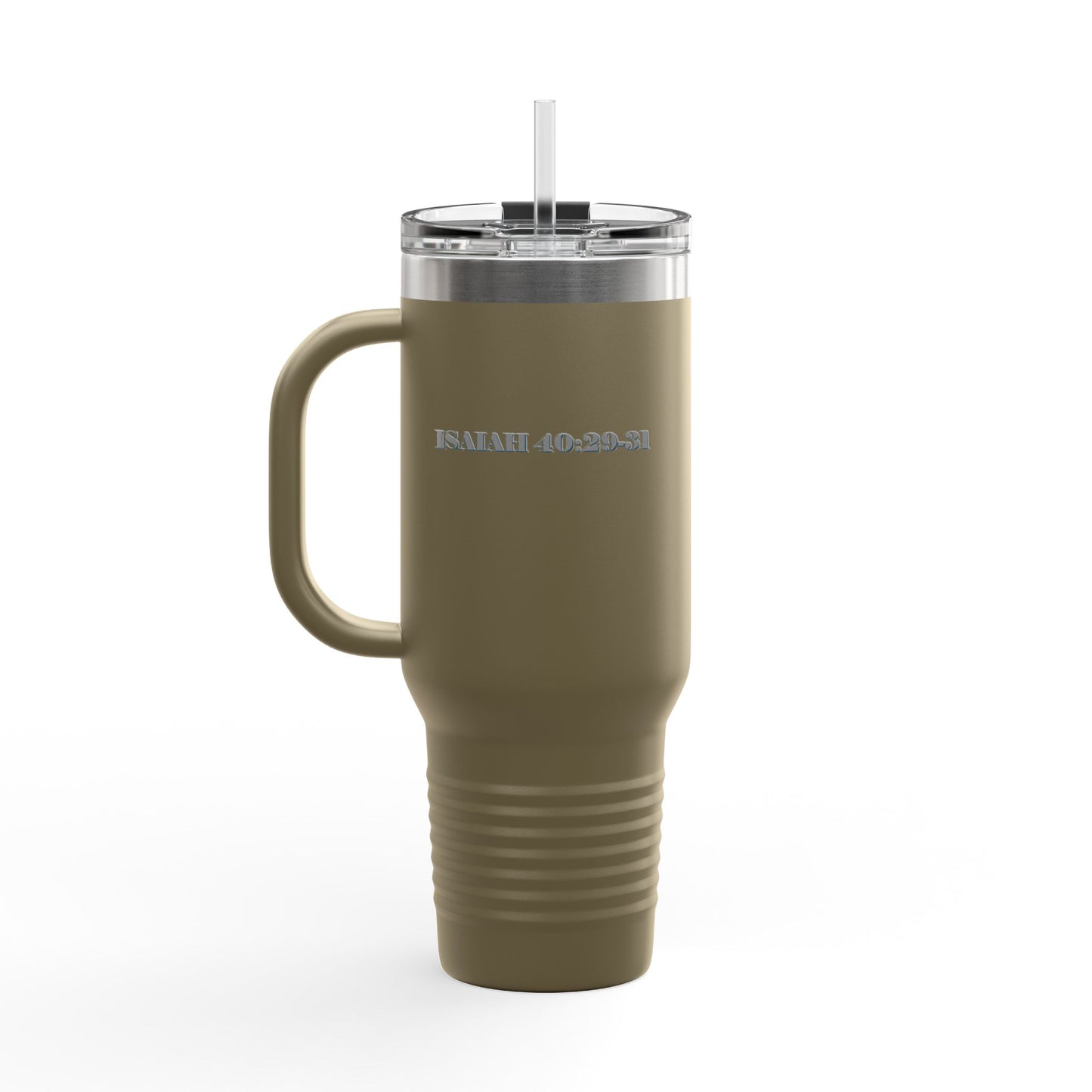 Travel Mug - Bible Verse 'He gives Strength to the Weary' Isaiah 40:29-31