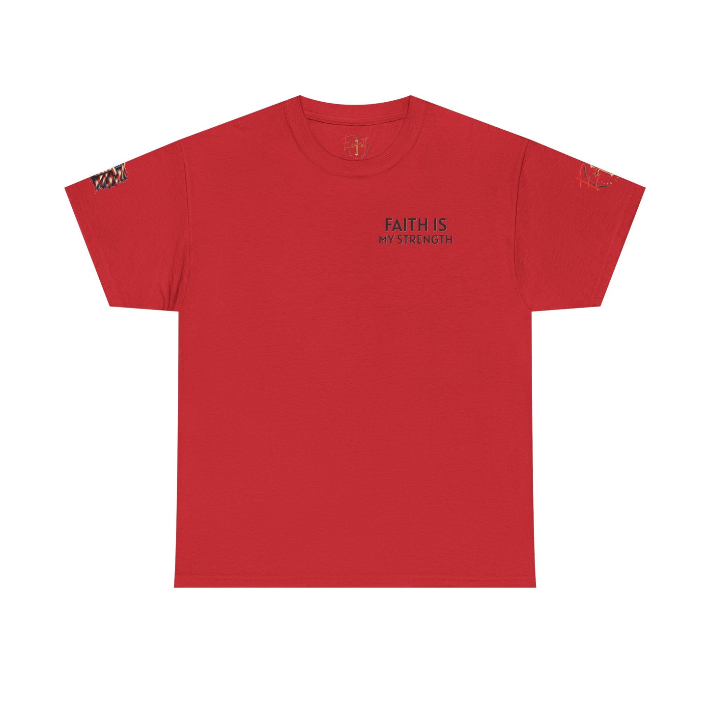 Copy of Christian Tee - Philippians 4:13 'Faith Is My Strength'