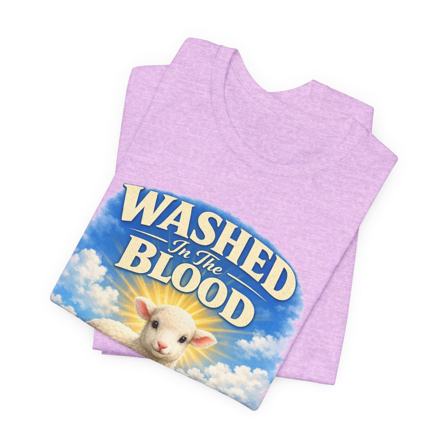 Washed in the Blood Lamb T-Shirt — Christian Easter Religious Tee