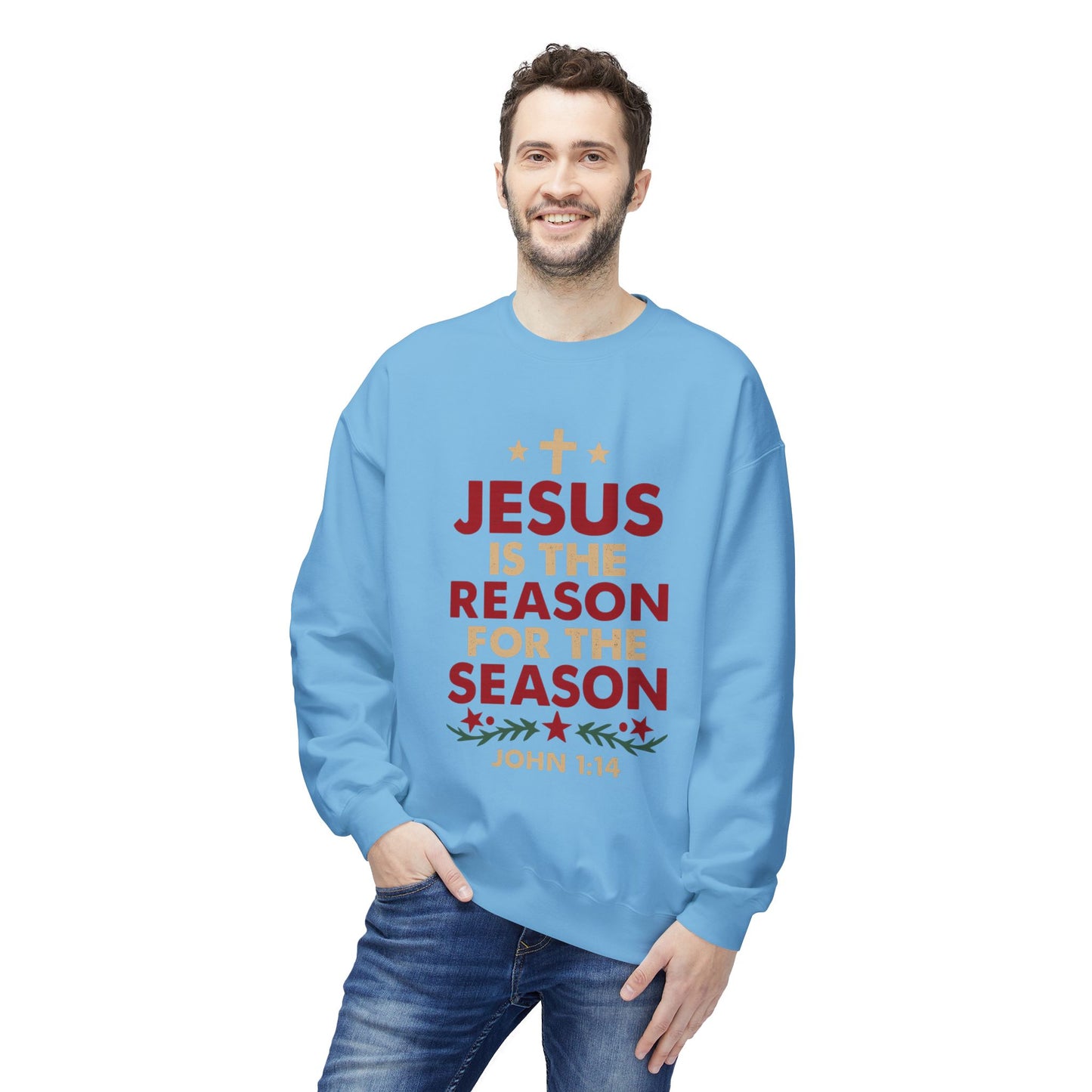 Jesus Is the Reason for the Season Crewneck Sweatshirt