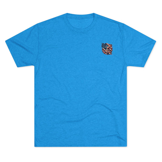 Copy of Unisex Tri-Blend Crew Tee "GOD BLESS AMERICA"