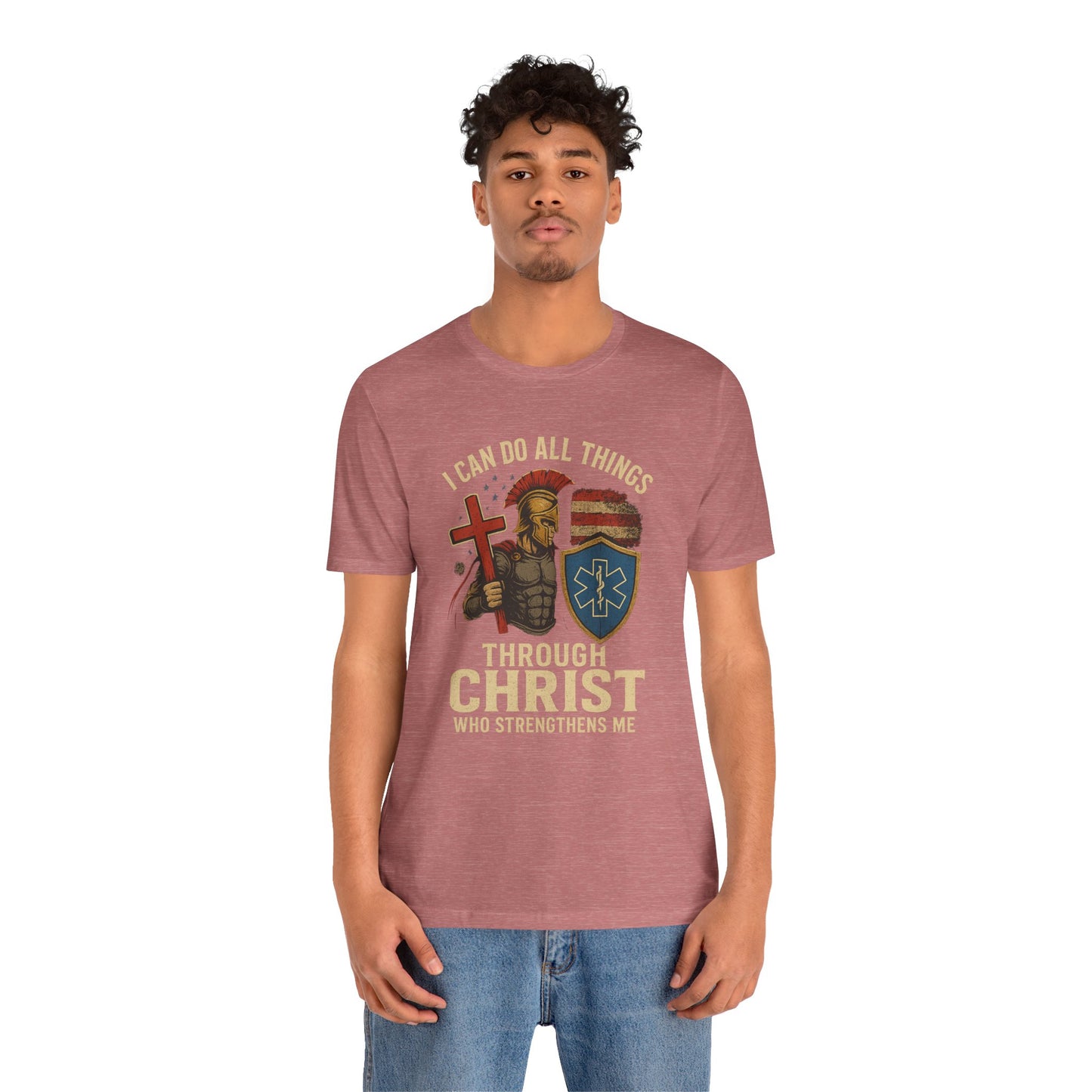 Medical Personnel Tee — "I Can Do All Things Through Christ"