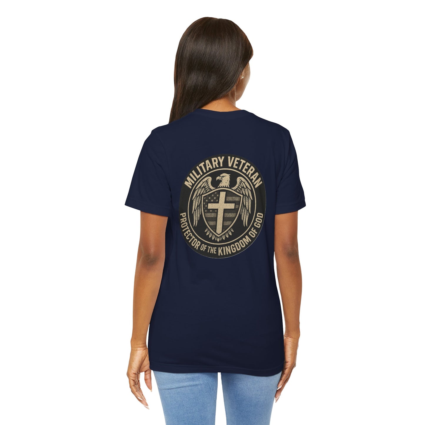 Veteran Protector Tee — "Military Veteran Protector of the Kingdom of God"