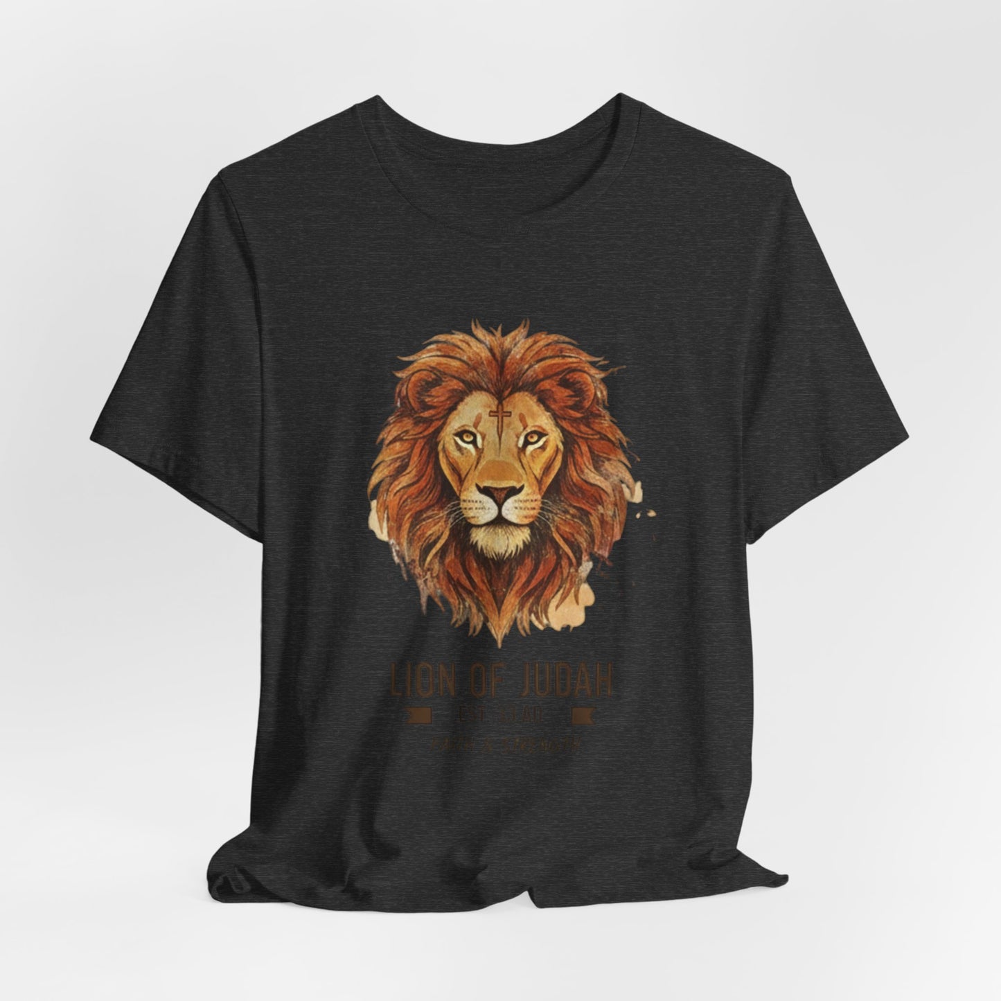 Lion of Judah T-Shirt — Faith & Strength Christian Tee