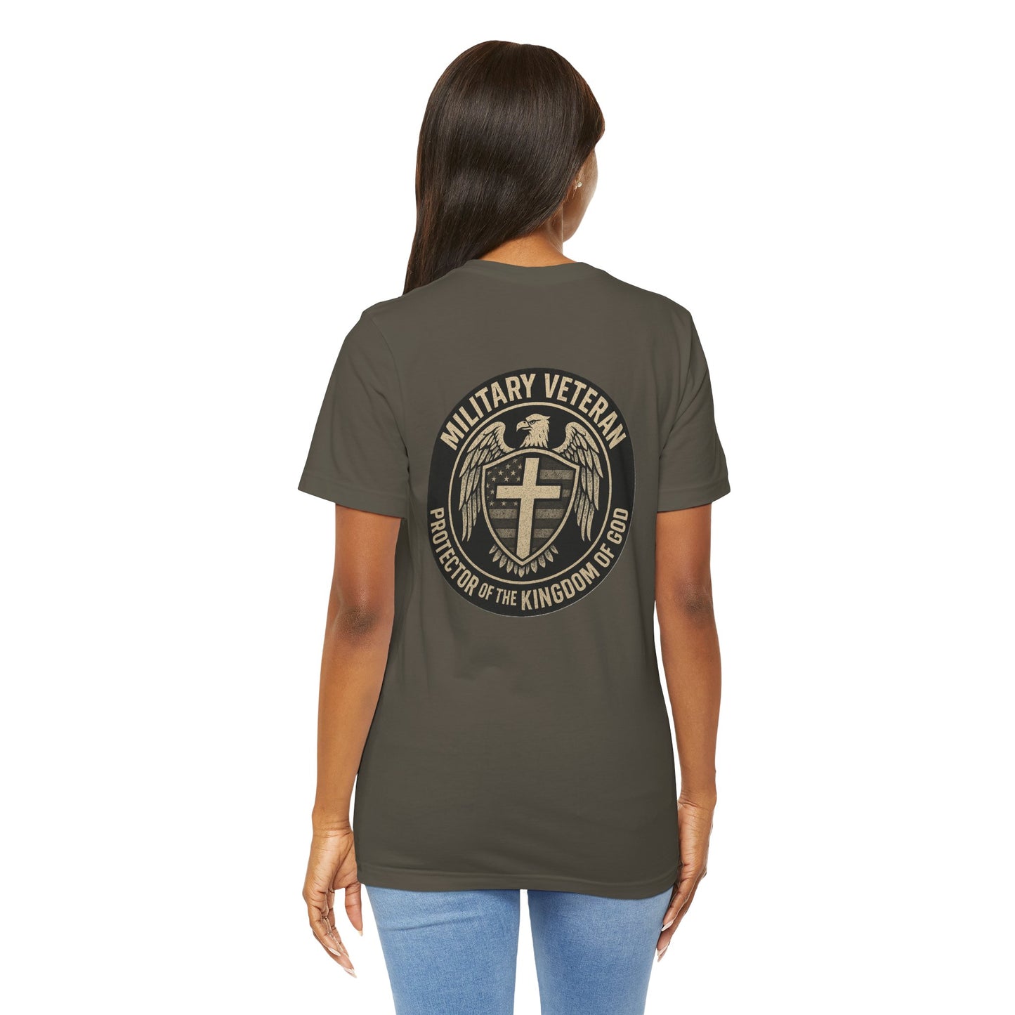 Veteran Protector Tee — "Military Veteran Protector of the Kingdom of God"