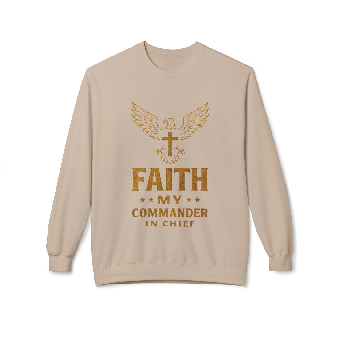 Sweatshirt - Military Christians: 'Faith is my Commander in Chief'