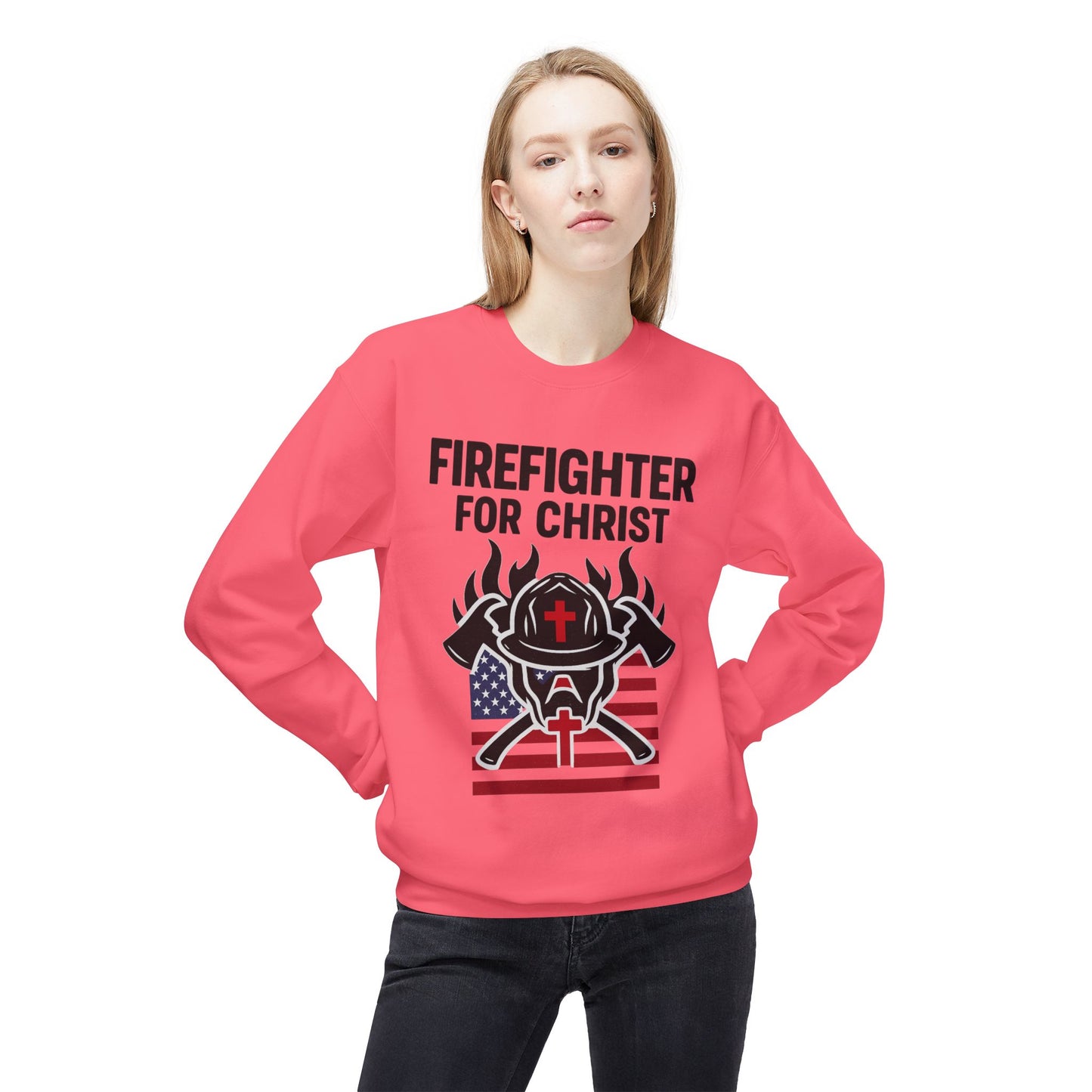 Sweatshirt FIREFIGHTER FOR CHRIST