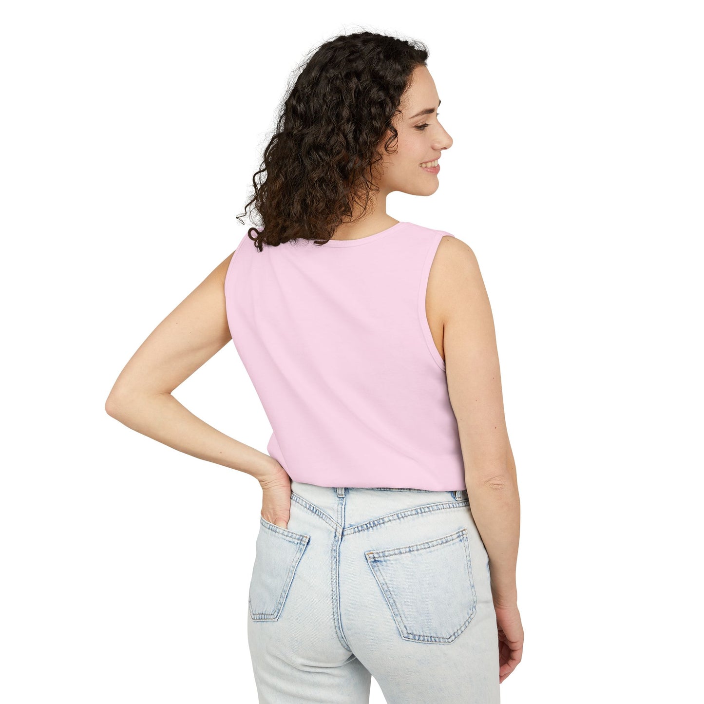 Unisex Garment-Dyed Tank Top "Suffering produces Perseverance"