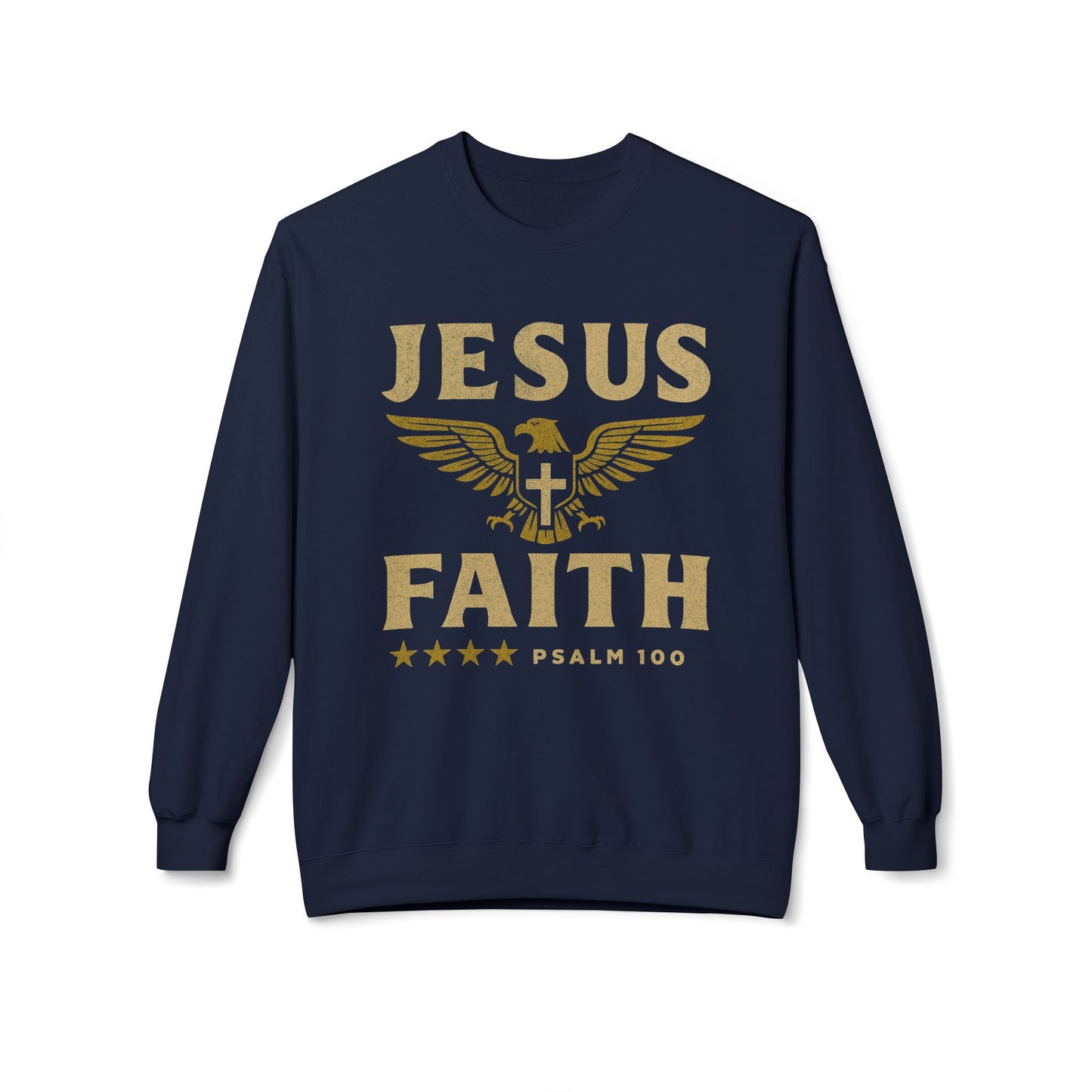 Christian Military Unisex Sweatshirt - Jesus/Faith Design