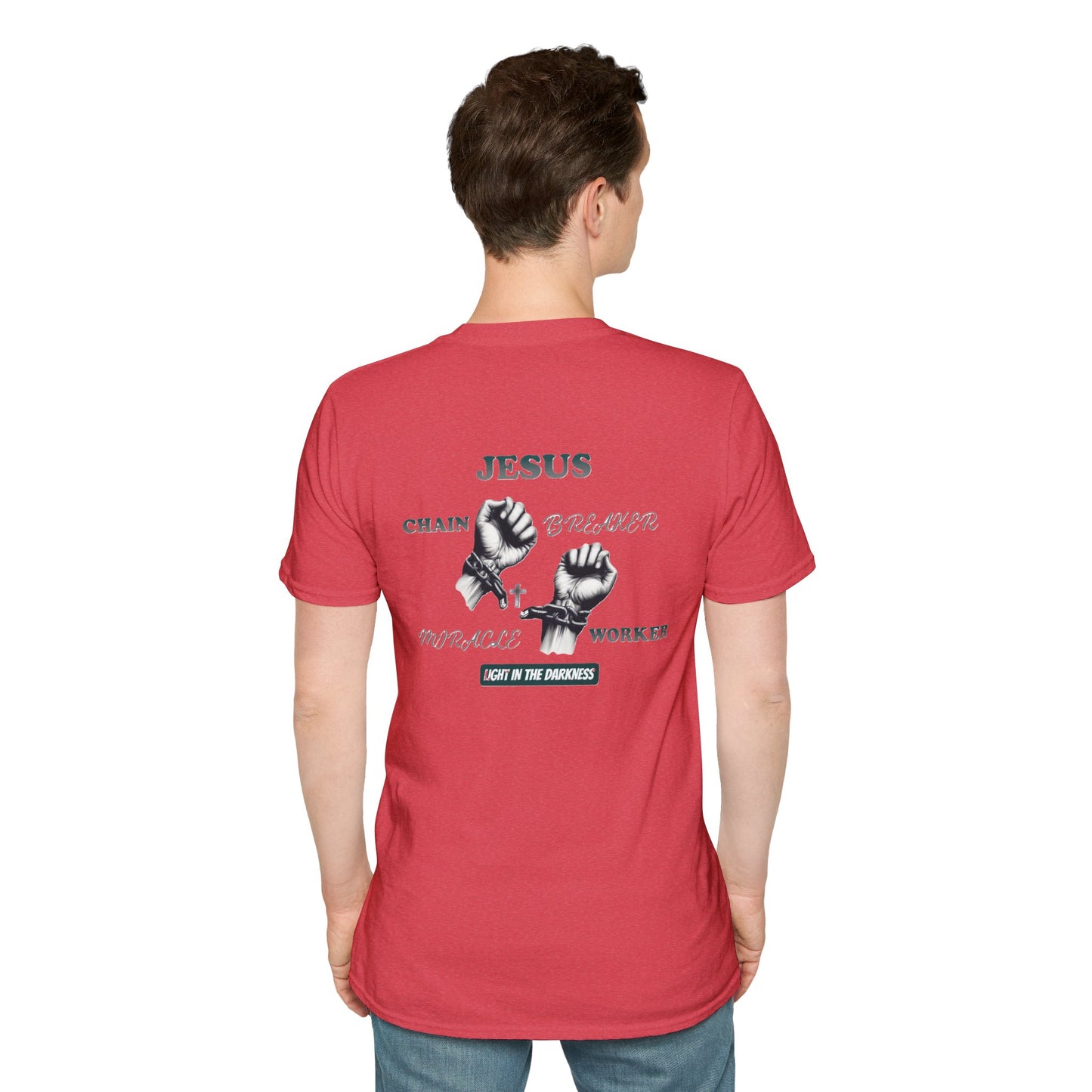 Christian Unisex Tee - Jesus Chain Breaker Design