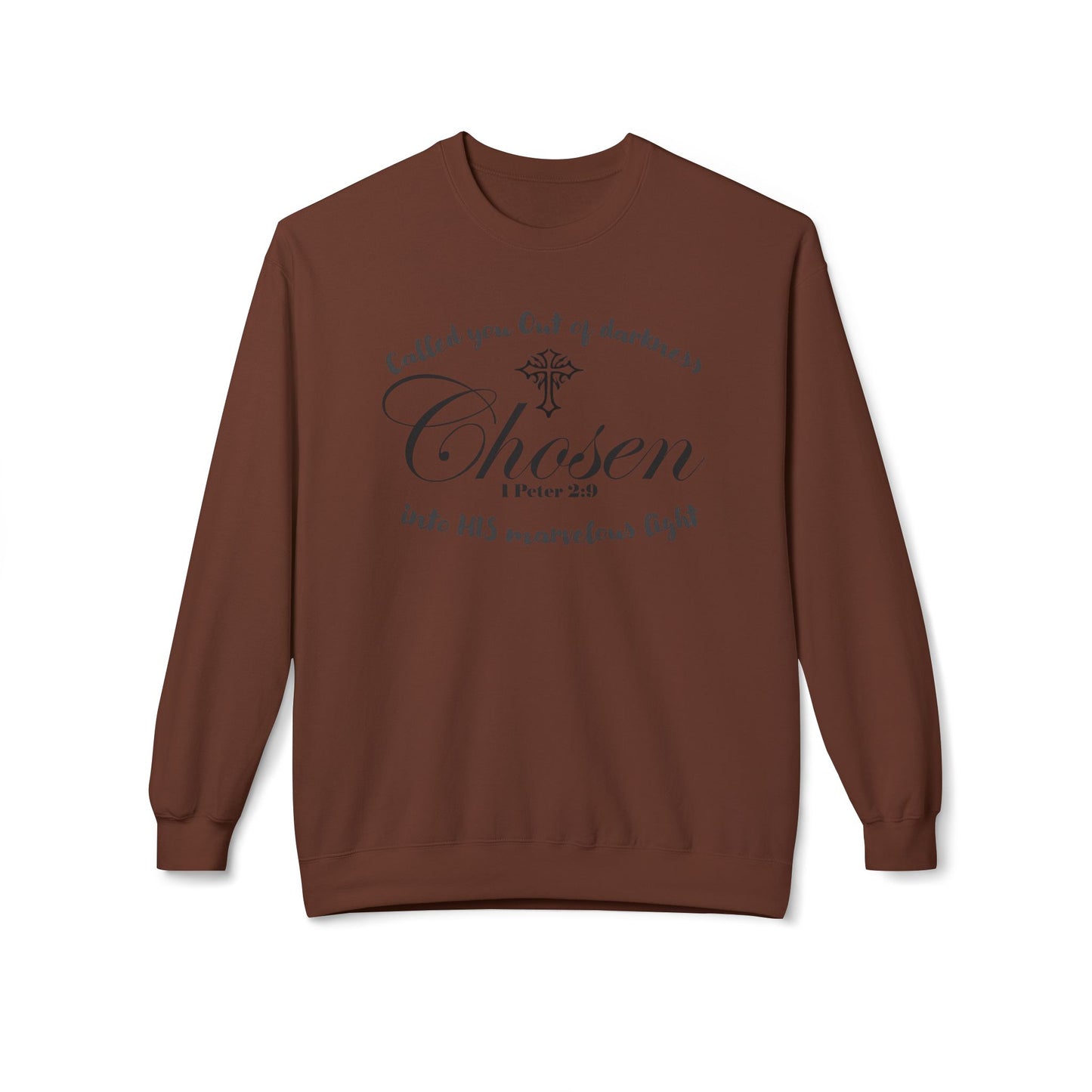 Christian Sweatshirt 1 Peter 2:9 Verse