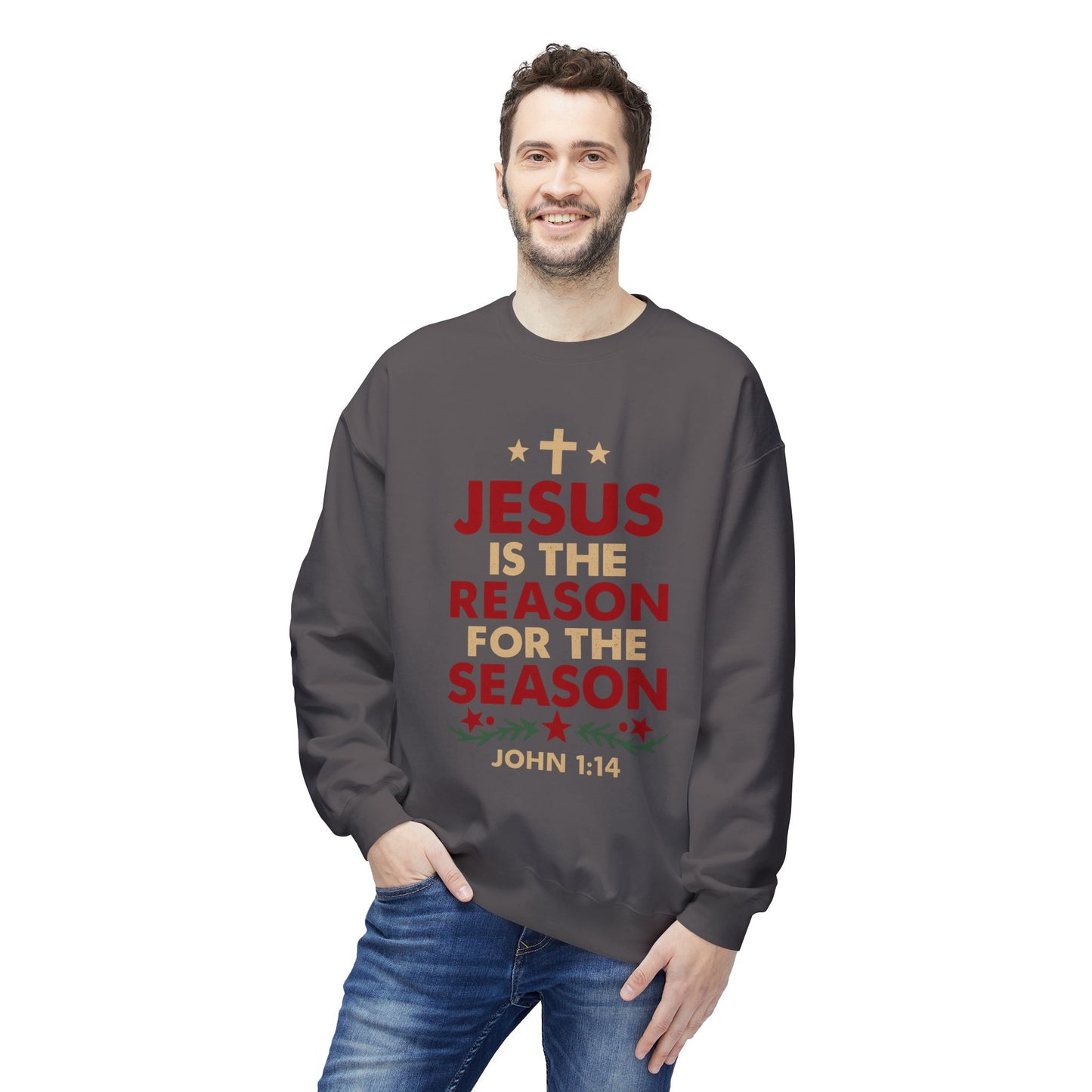 Jesus Is the Reason for the Season Crewneck Sweatshirt