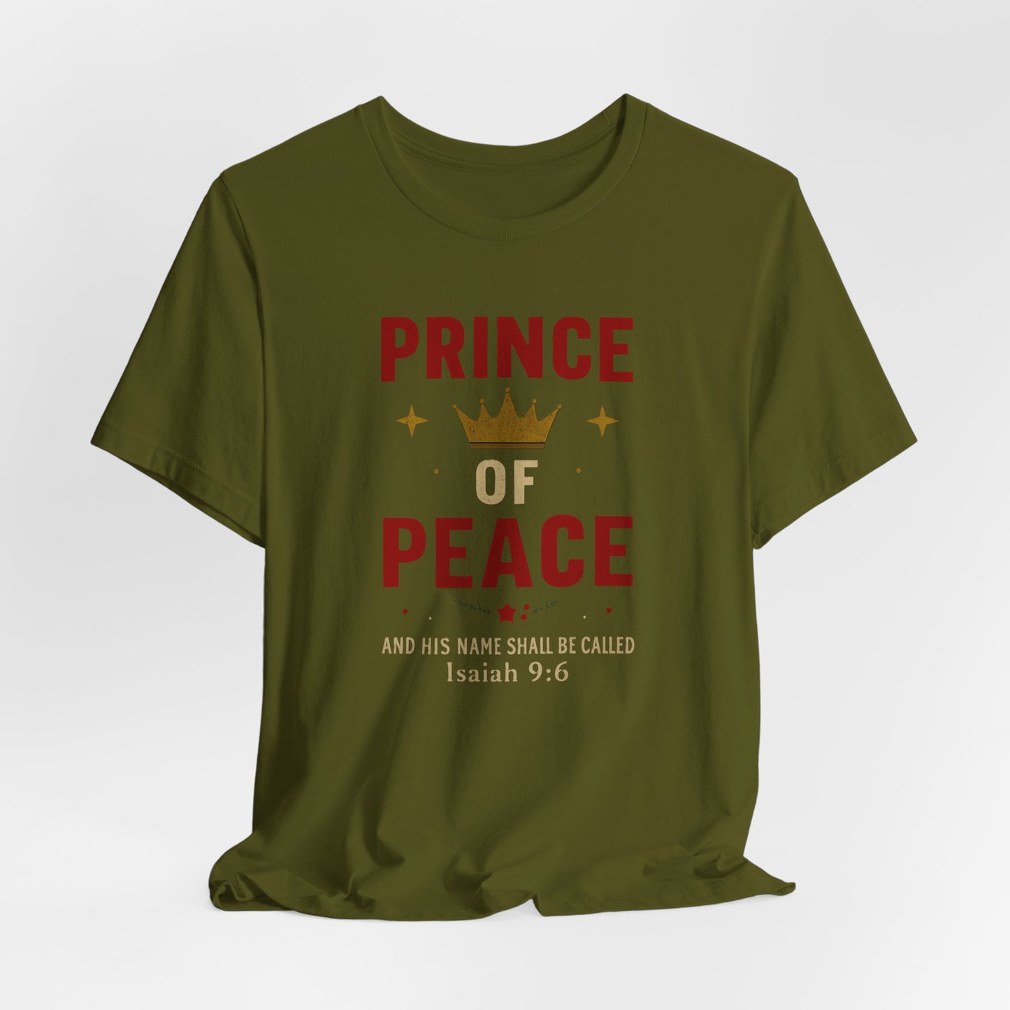 Prince of Peace Isaiah 9:6 T-Shirt — Bible Verse Christian Tee