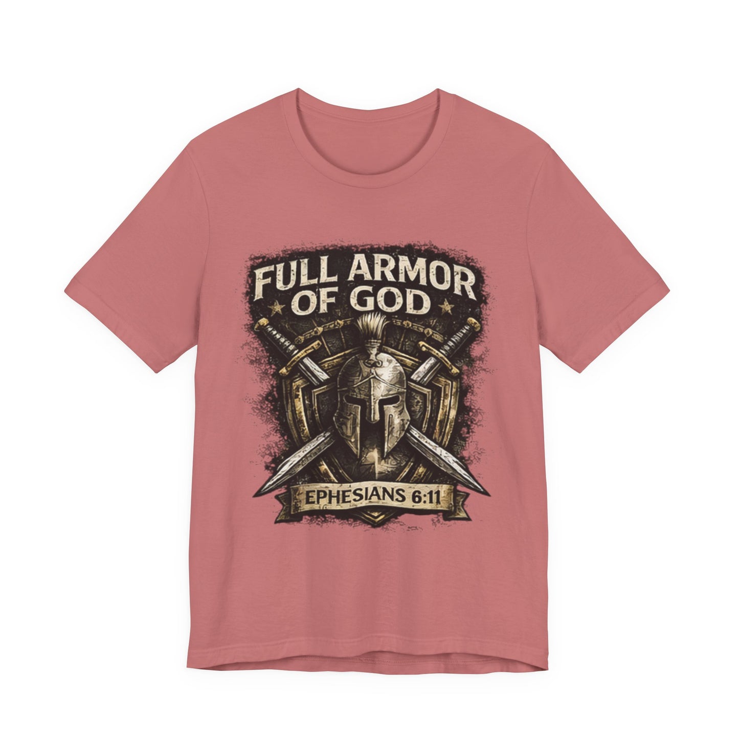Full Armor of God T-Shirt — Ephesians 6:11 Christian Faith Tee