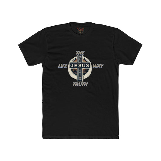 Copy of Unisex Cotton Crew Tee "THE WAY TRUTH LIFE"