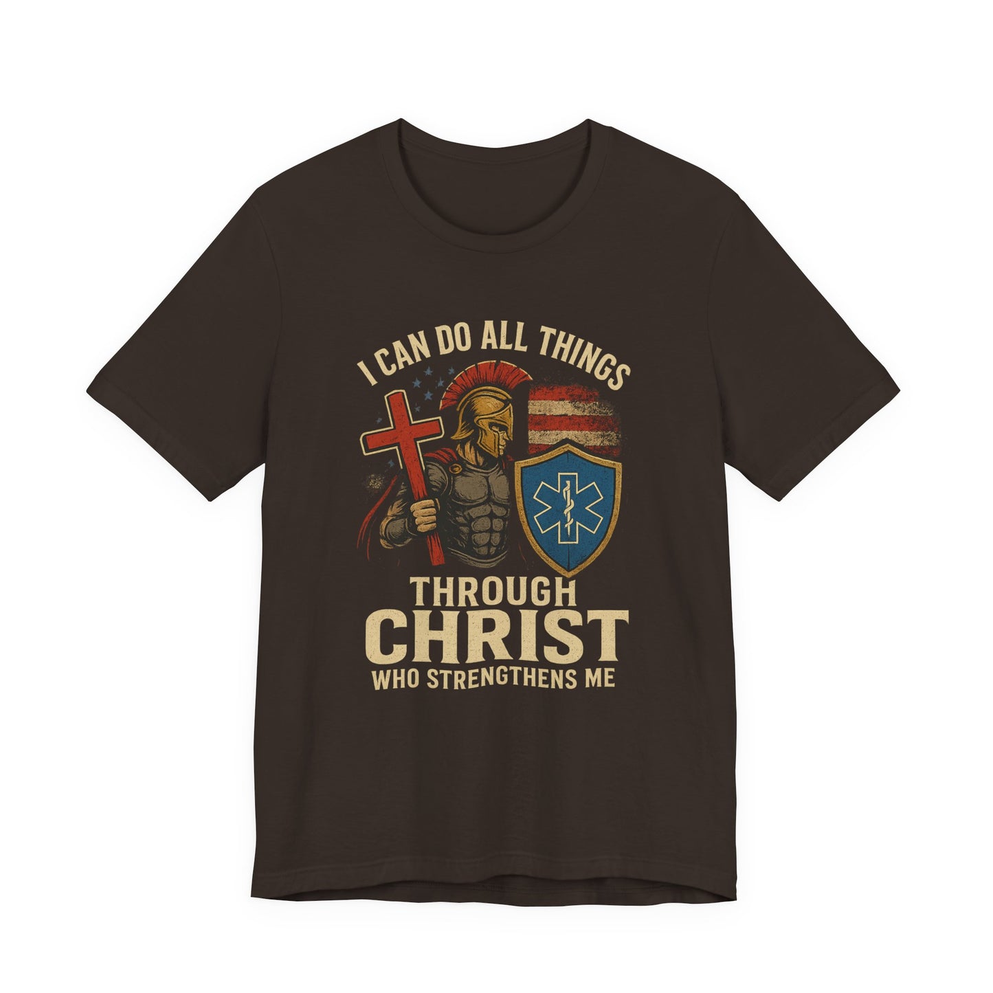 Medical Personnel Tee — "I Can Do All Things Through Christ"