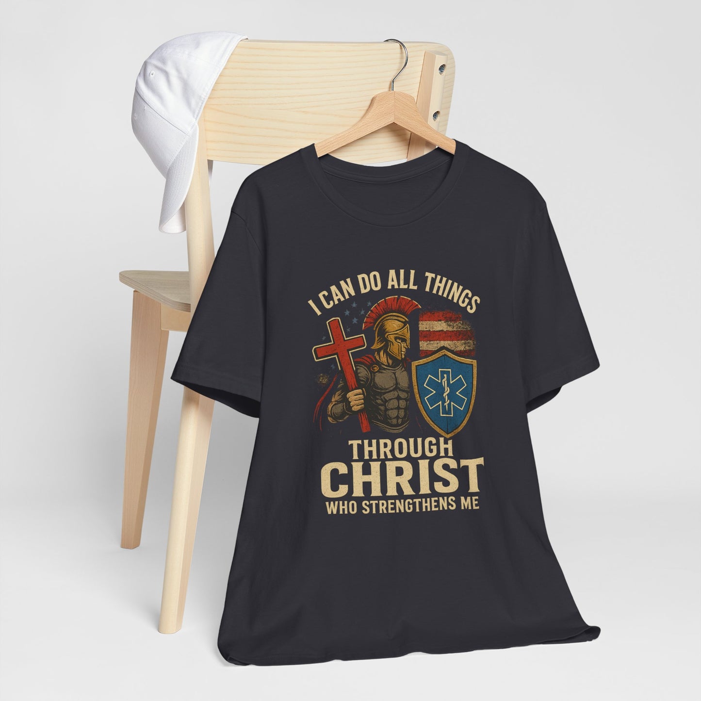 Medical Personnel Tee — "I Can Do All Things Through Christ"