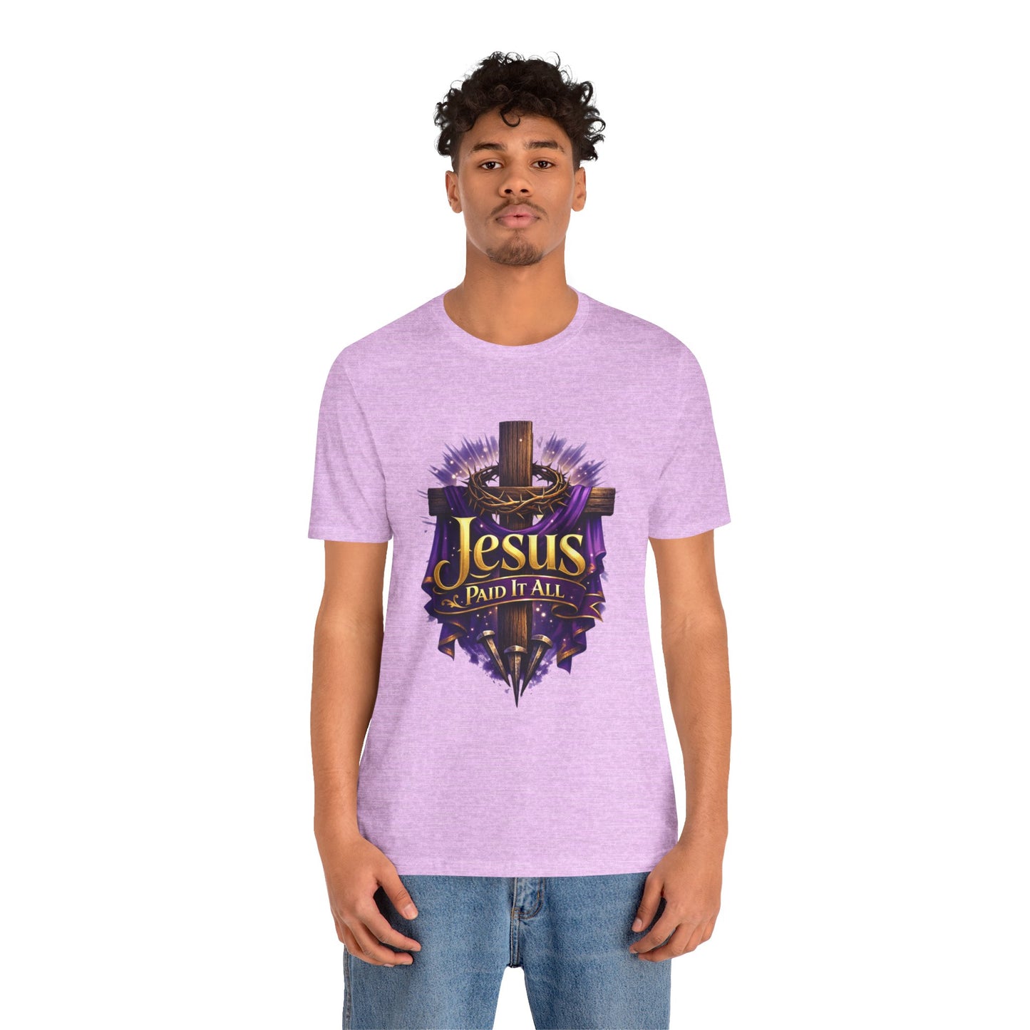 Jesus Paid It All Christian Cross Tee