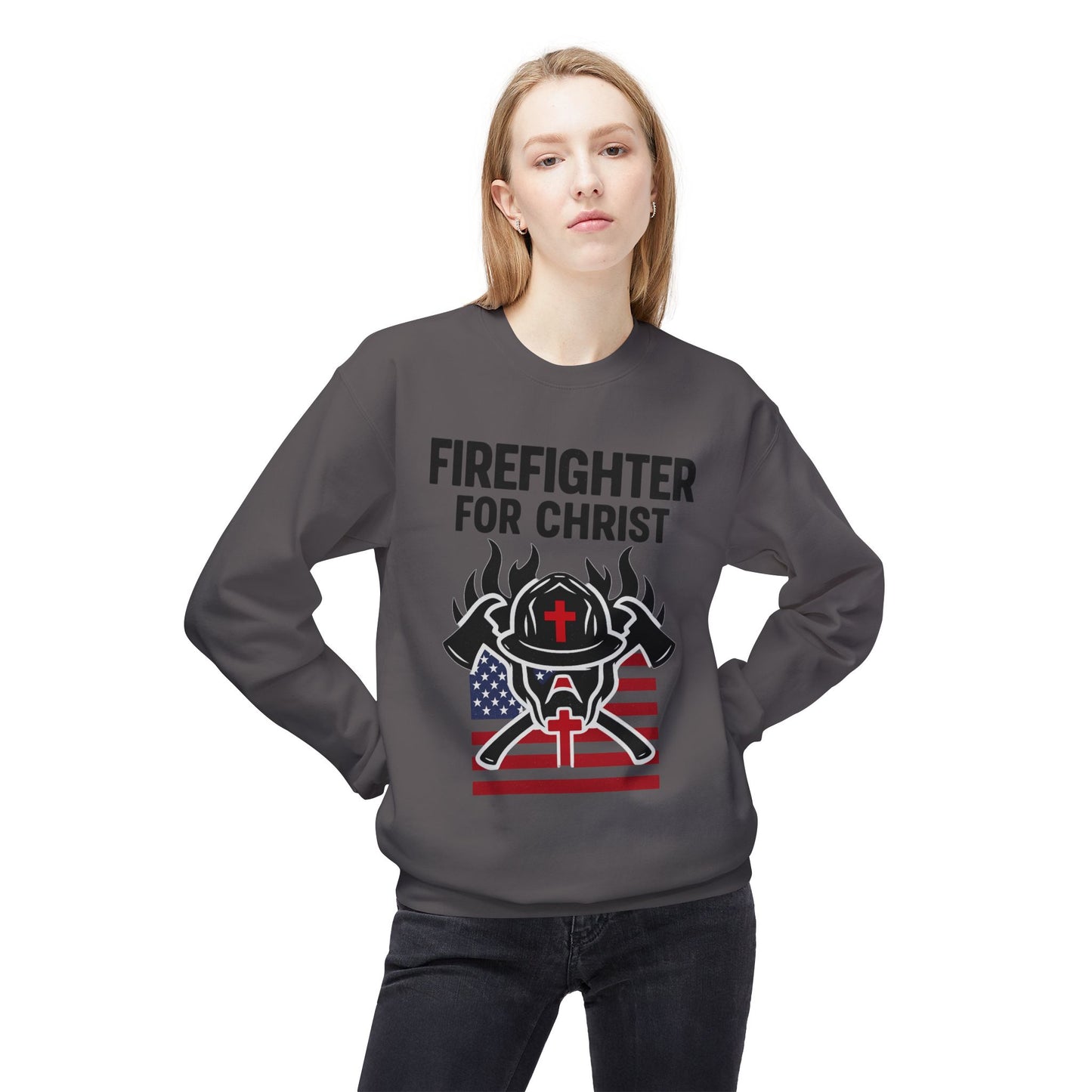 Sweatshirt FIREFIGHTER FOR CHRIST