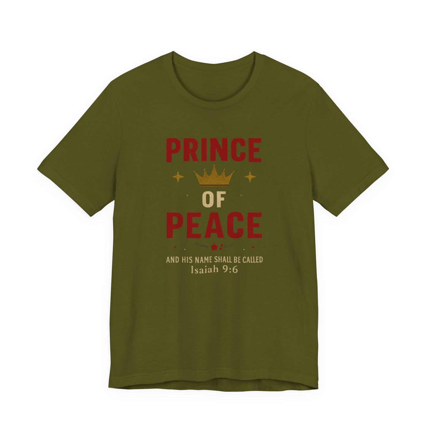 Prince of Peace Isaiah 9:6 T-Shirt — Bible Verse Christian Tee