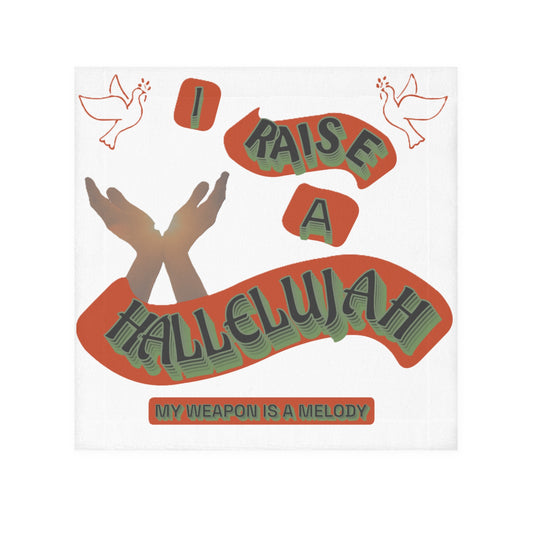 Face Towel "I Raise A Hallelujah"