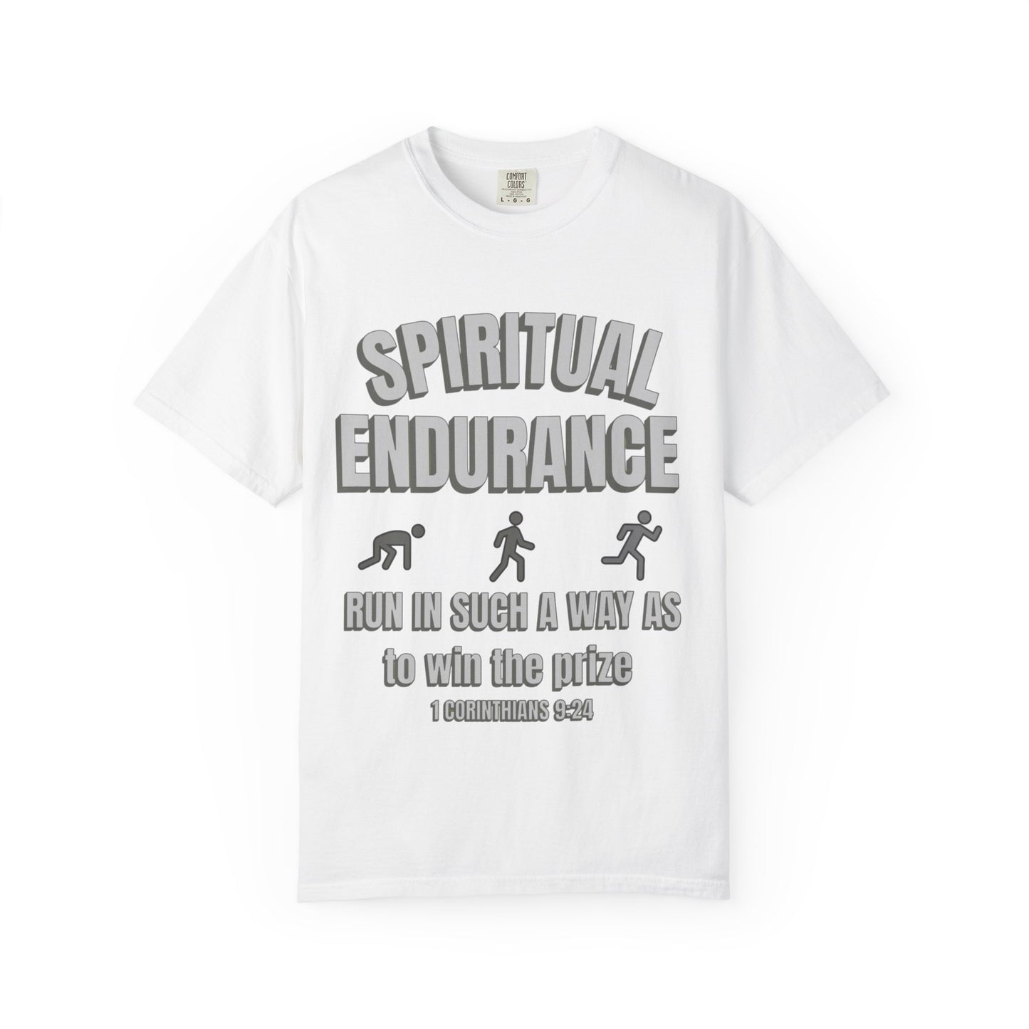 Christian Verse 1 Corinthians 9:24 Garment-Dyed T-shirt