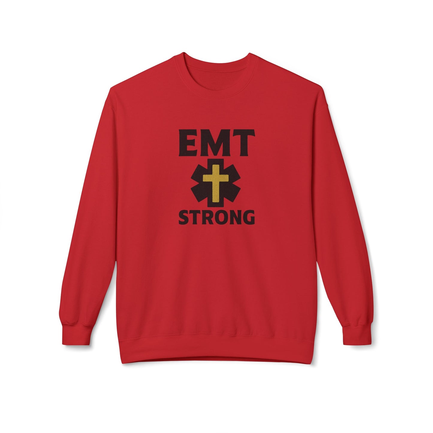 EMT Strong Christian Cross Sweatshirt