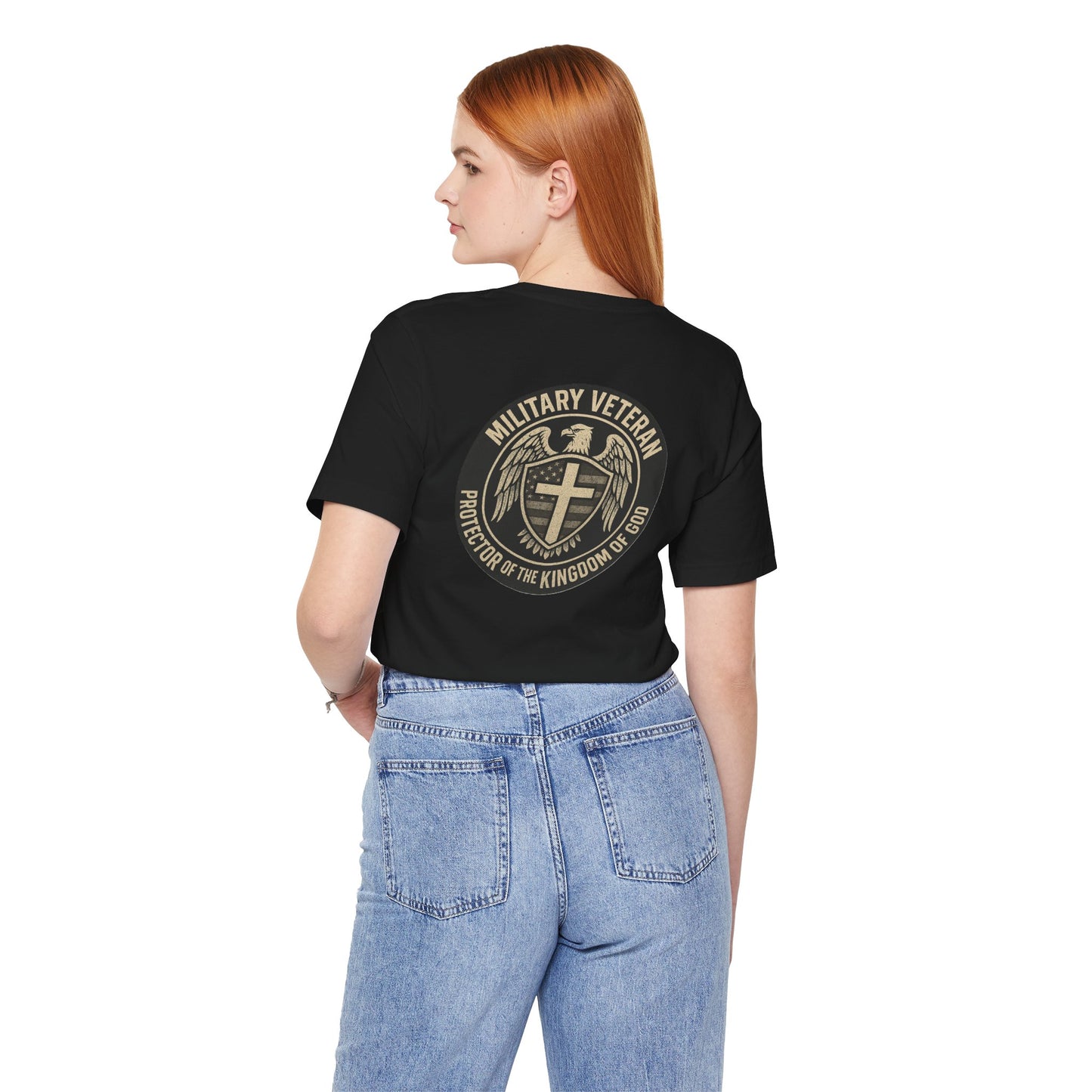Veteran Protector Tee — "Military Veteran Protector of the Kingdom of God"
