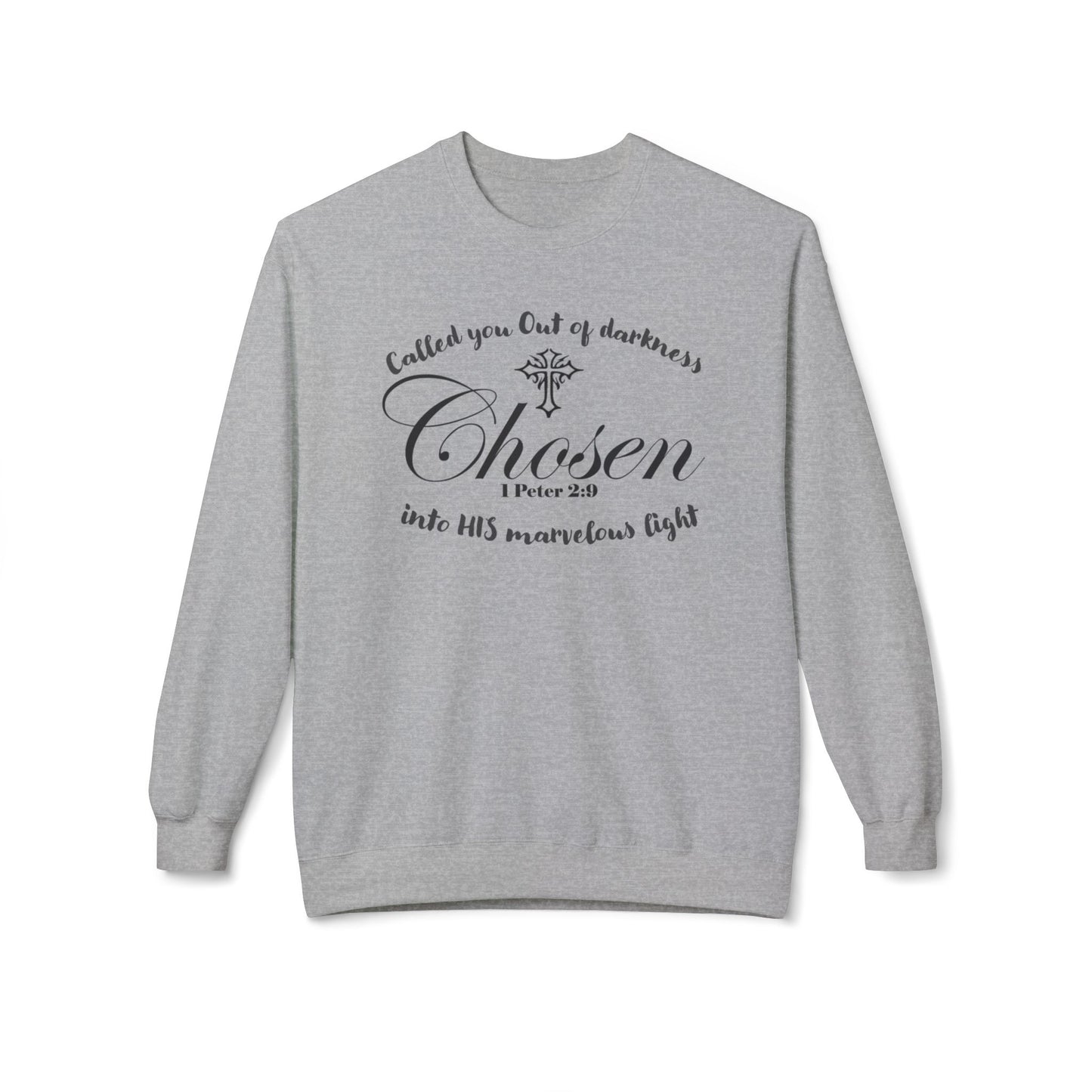 Christian Sweatshirt 1 Peter 2:9 Verse
