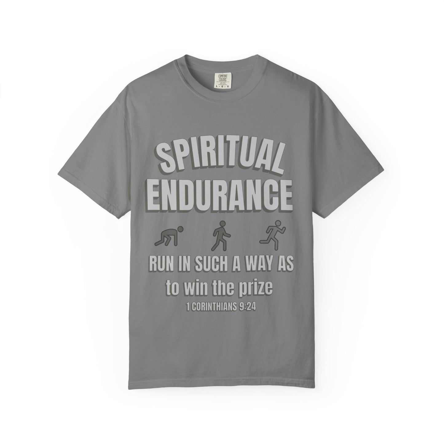 Christian Verse 1 Corinthians 9:24 Garment-Dyed T-shirt