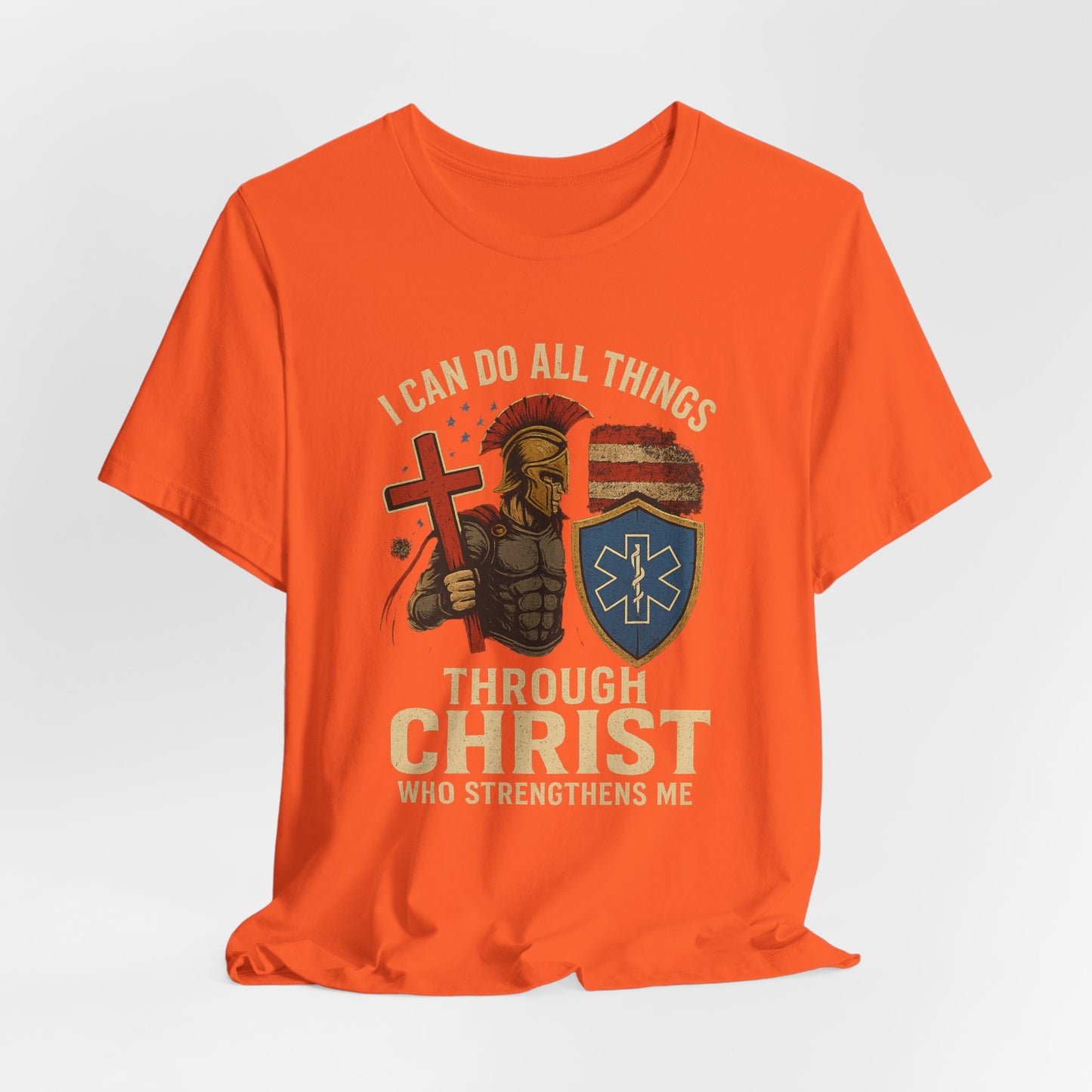 Medical Personnel Tee — "I Can Do All Things Through Christ"