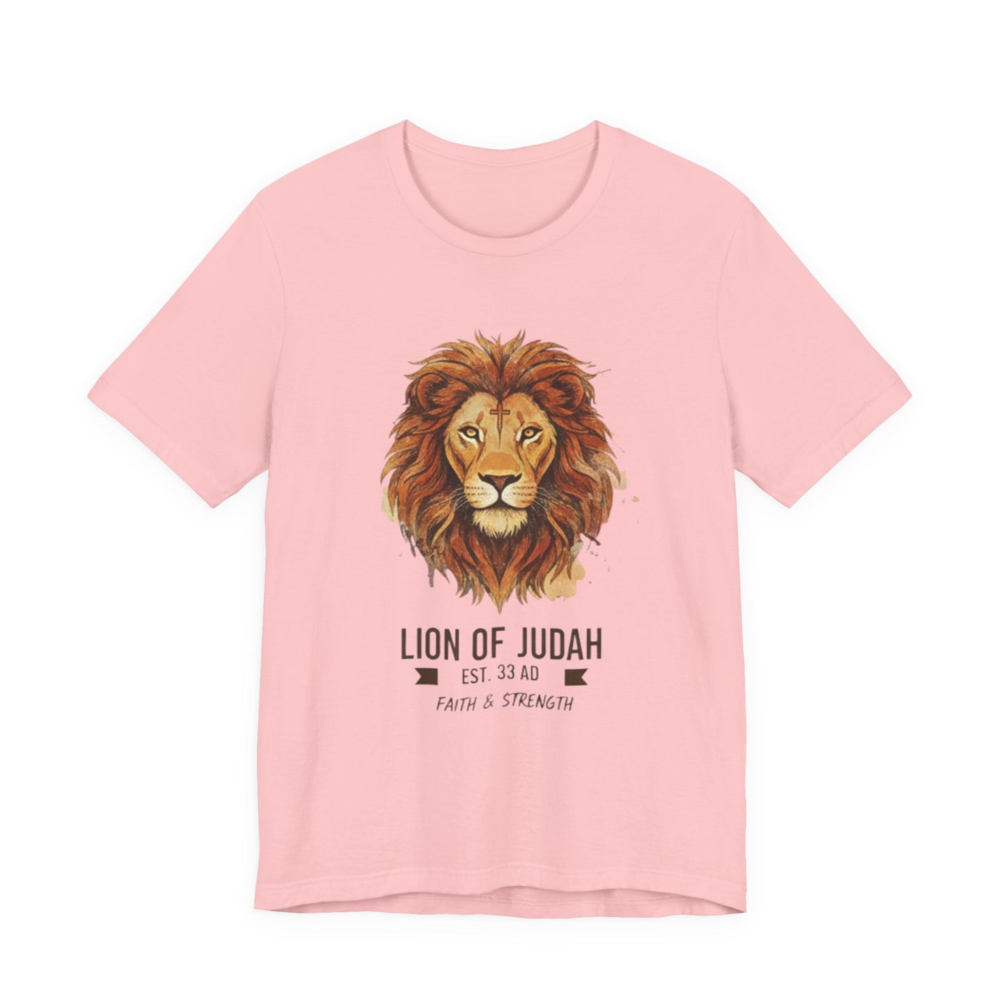 Lion of Judah T-Shirt — Faith & Strength Christian Tee