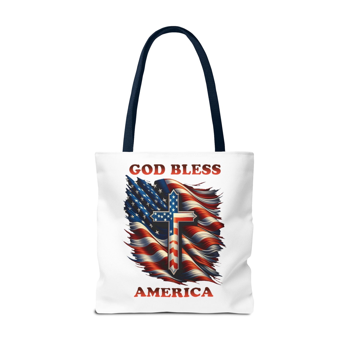 Tote Bag (AOP) "GOD BLESS AMERICA"